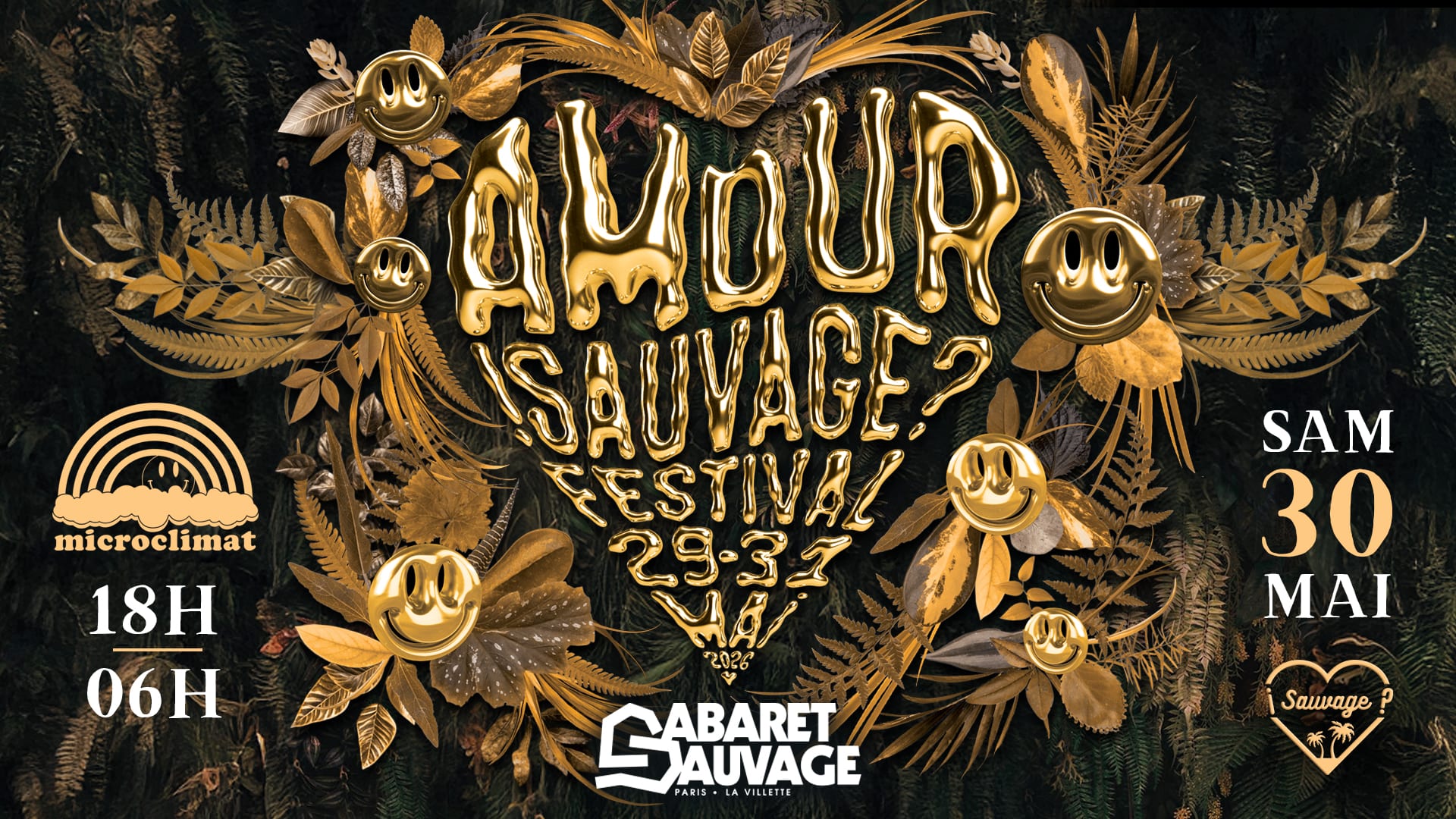 ¡Amour Sauvage Festival #4? Microclimat • Jour 2 • 30.05.26 Cover