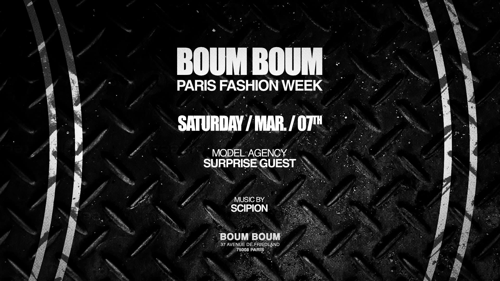 Samedi 7 Mars - Edition Pfw - Boum Boum Cover