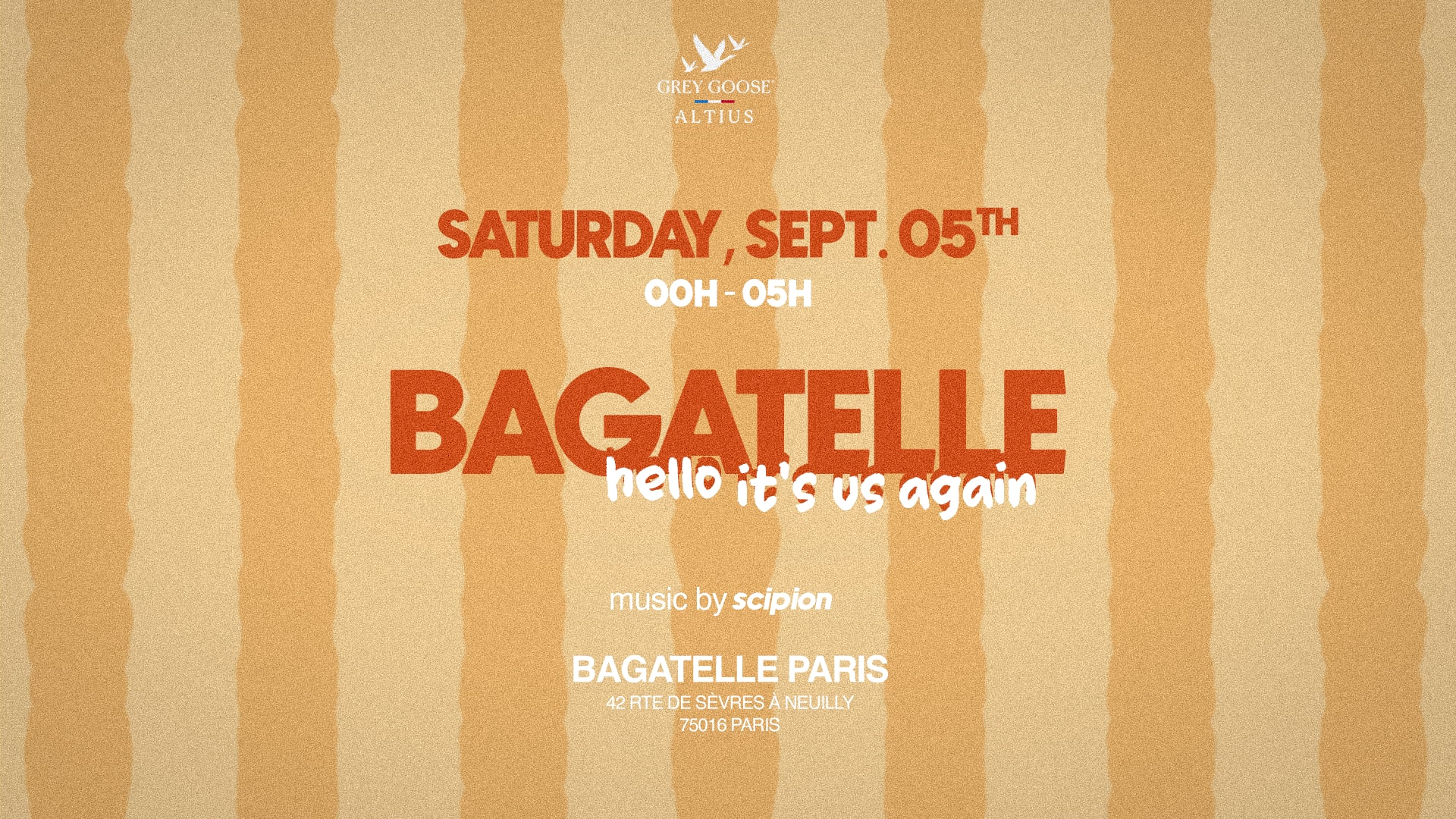 Samedi 5 Septembre - Bagatelle Cover