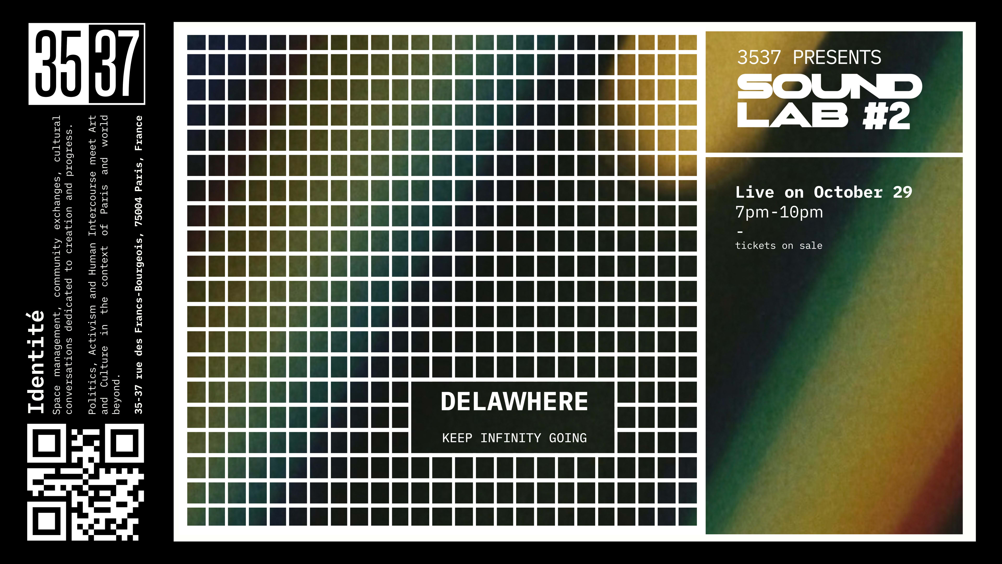 3537 Presents: Sound Lab #2: Delawhere Live Cover