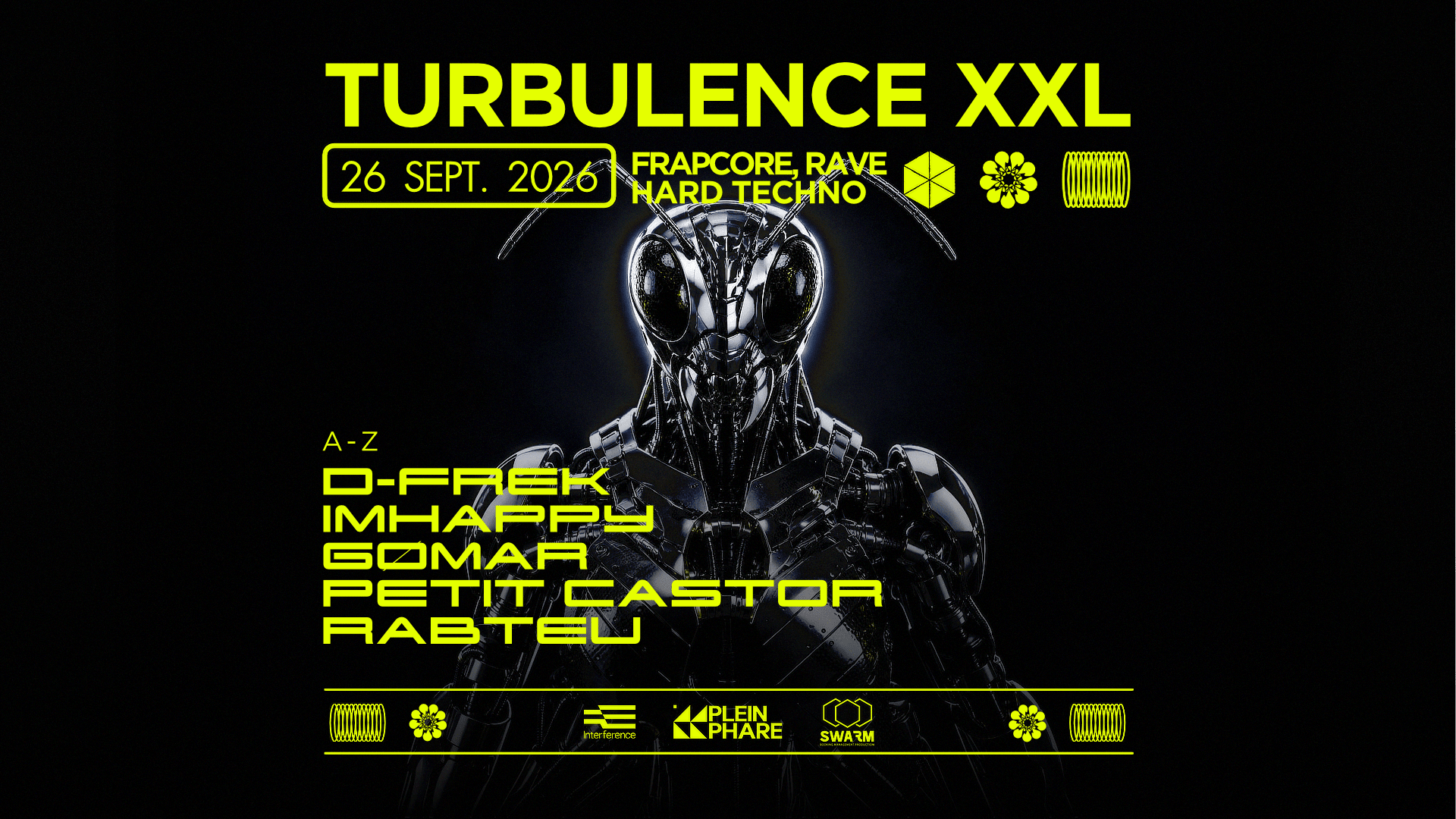 Turbulence Xxl Inv. Swarm (D-Frek, Imhappy, Rabteu & More) Cover