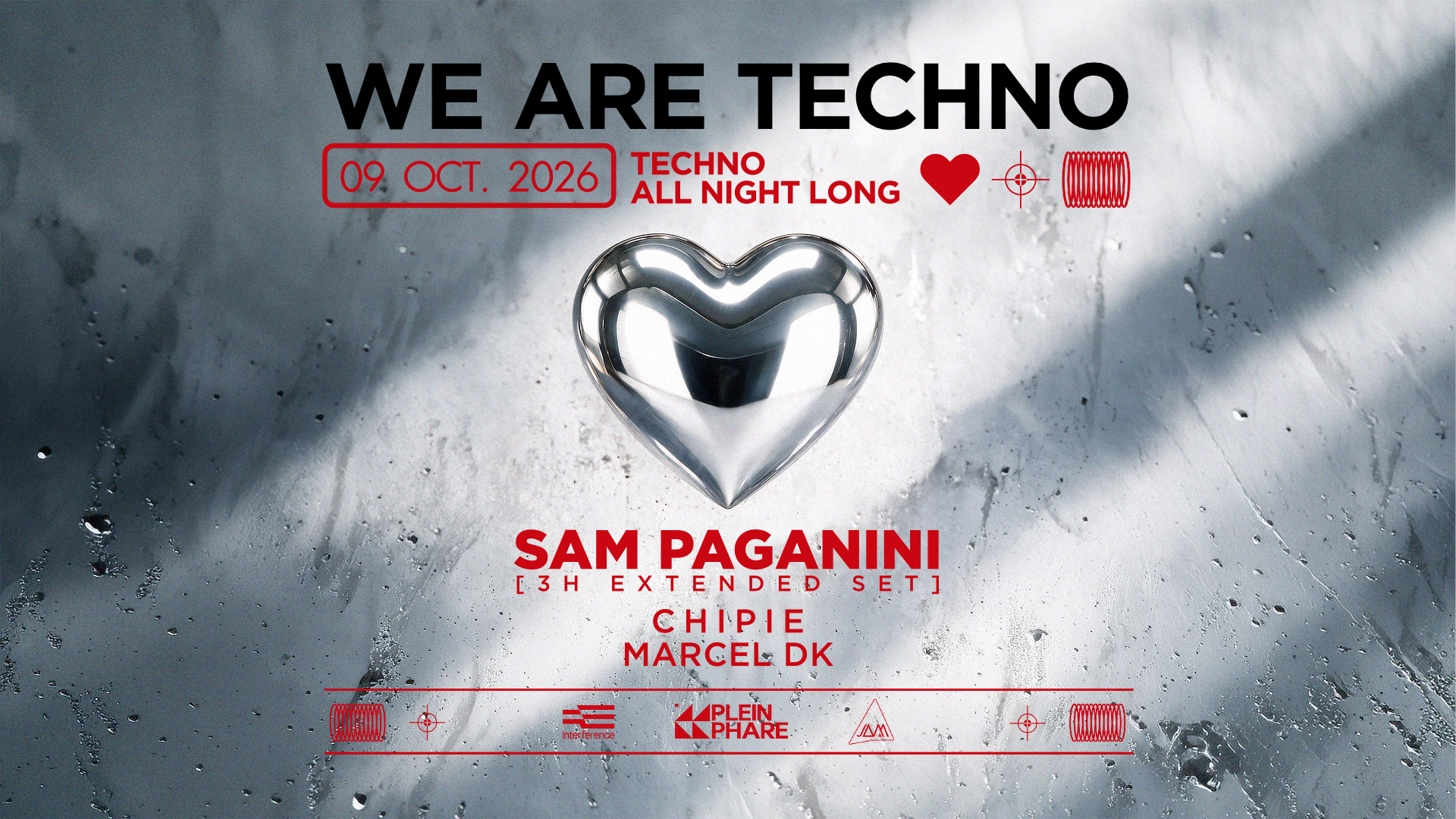We Are Techno Xxl Inv. Sam Paganini (3h), Chipie & Marcel Dk Cover