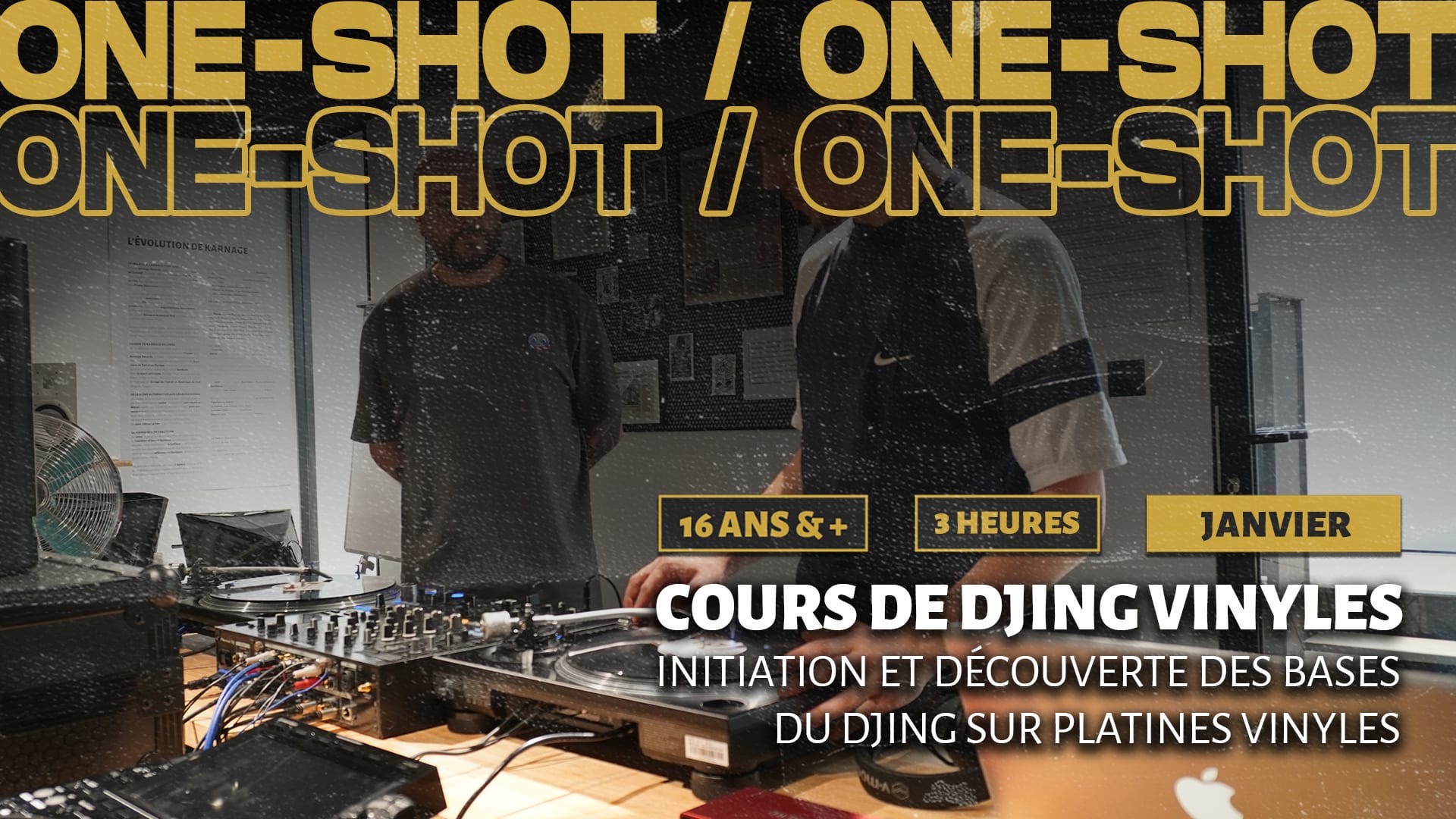 Cours "One-Shot" : Bases Du Djing Sur Vinyles Cover