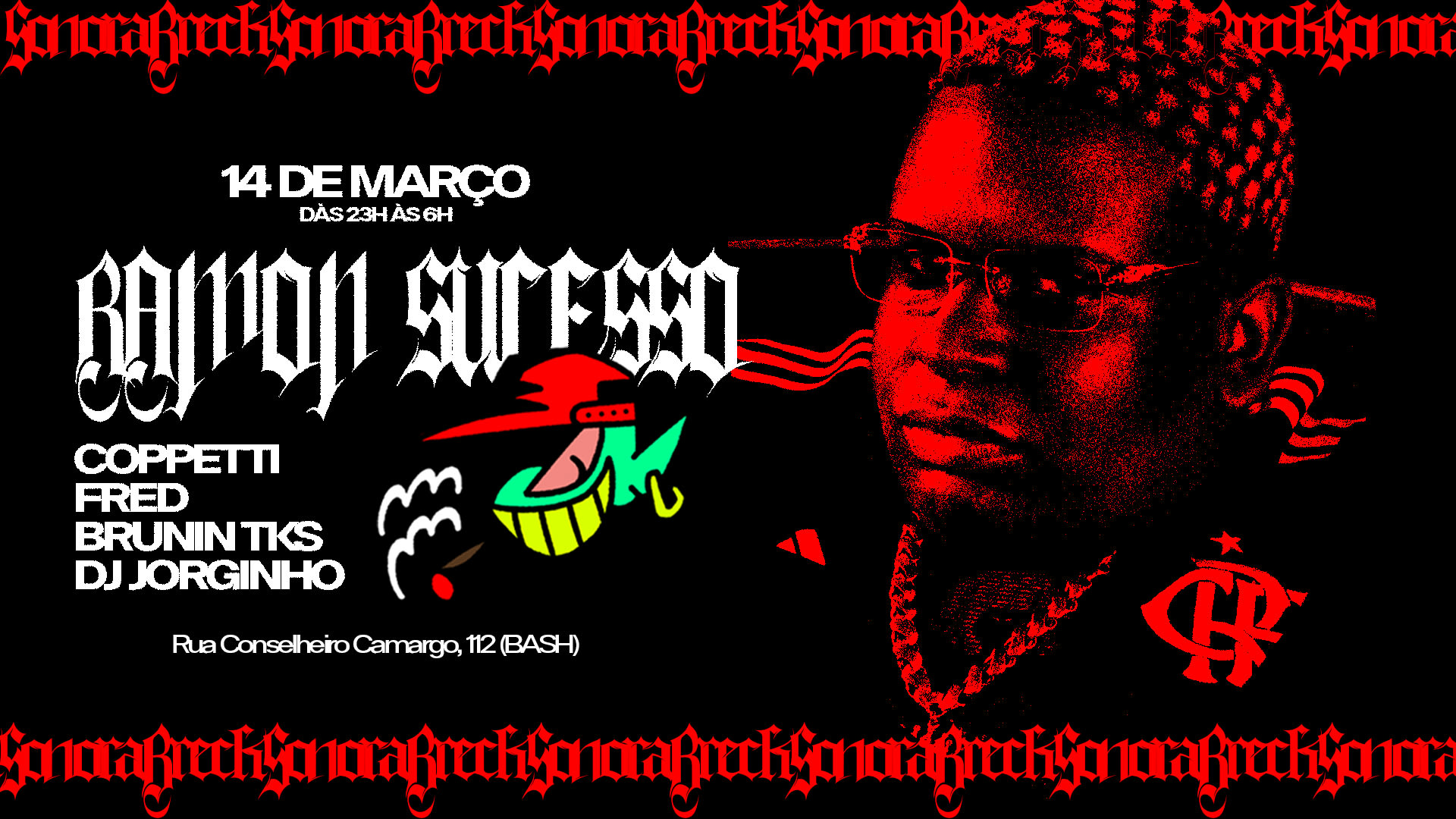 Sonora Breck | Sábado Dos Crias | 14/03 | Bash Cover