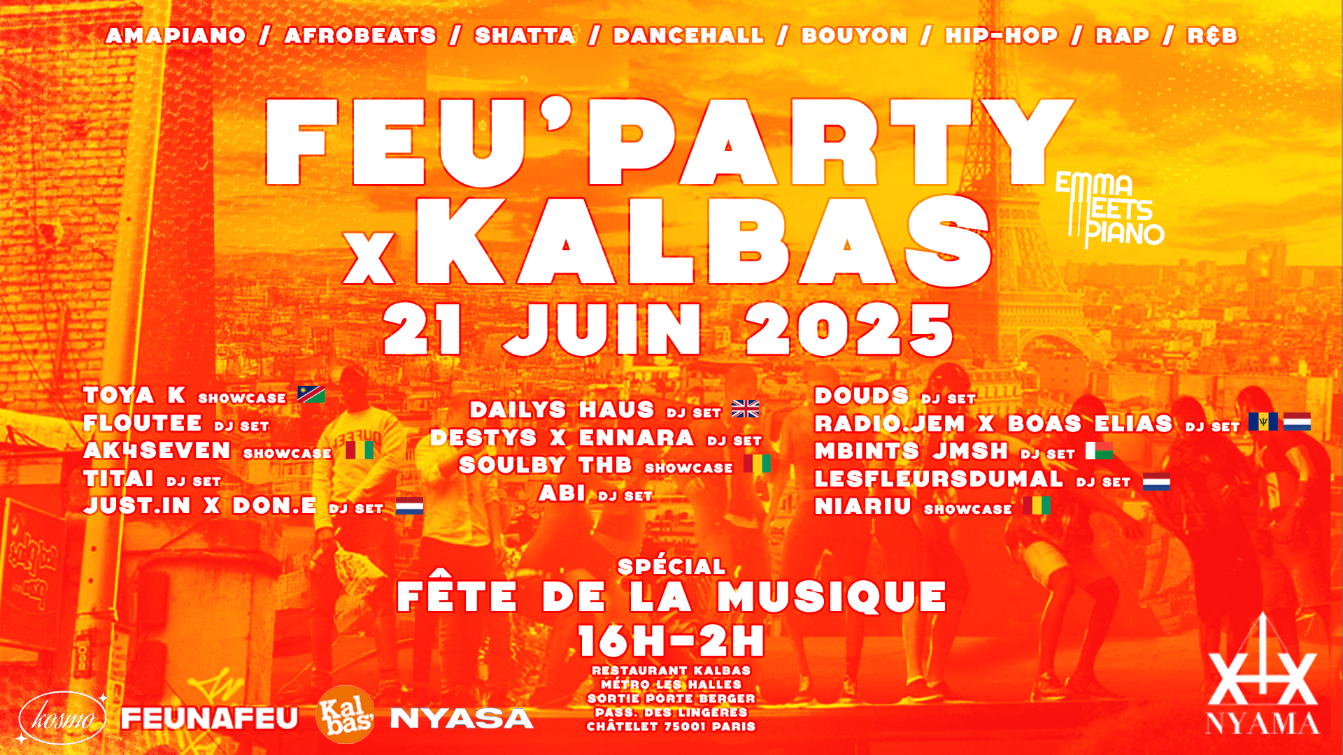 Feu'party X Kalbas Spécial Fête De La Musique Cover
