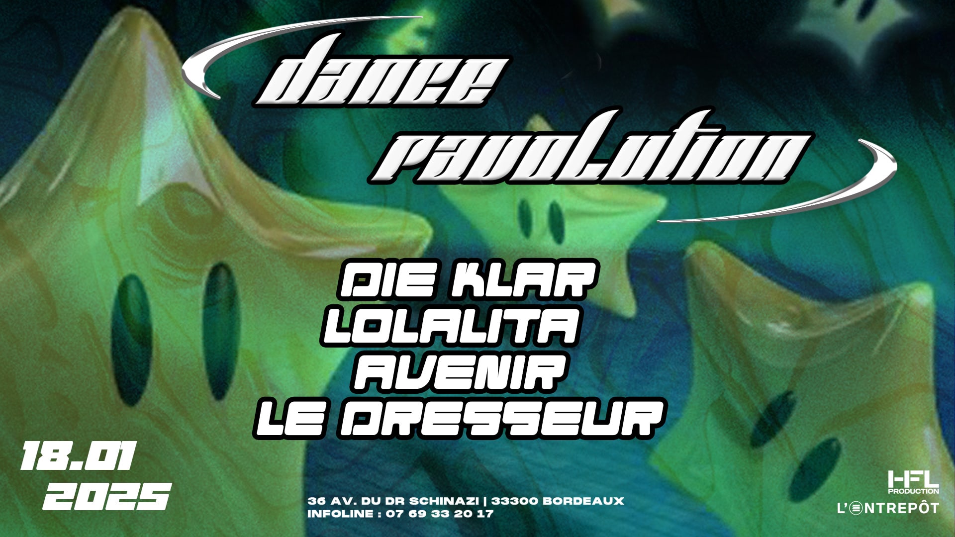 Dance Ravolution W/ Die Klar / Lolalita / Avenir / Cover