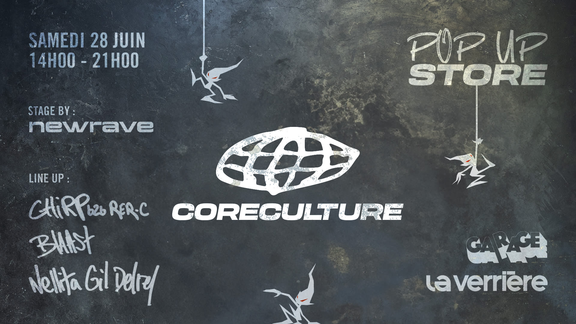 Newrave X Coreculture : Pop-Up Store Cover
