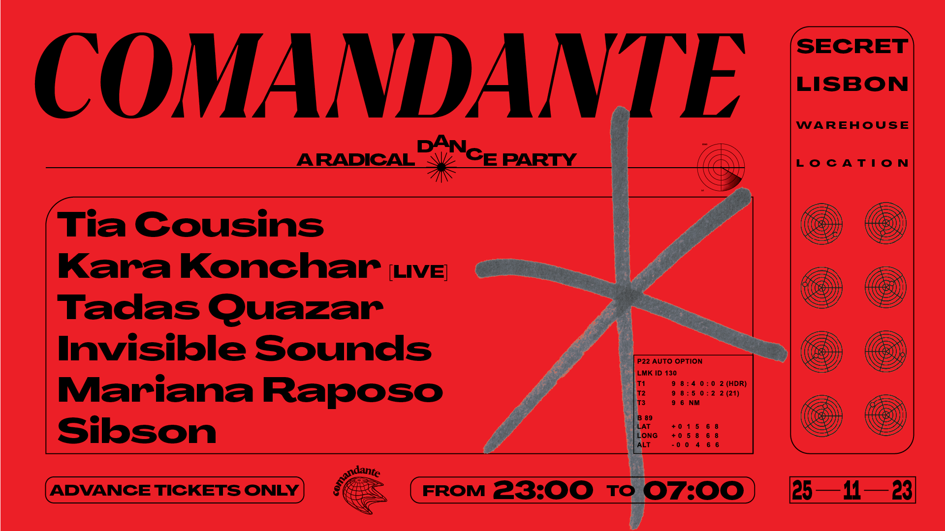 Comandante: A Radical Dance Party [Secret Warehouse] Cover