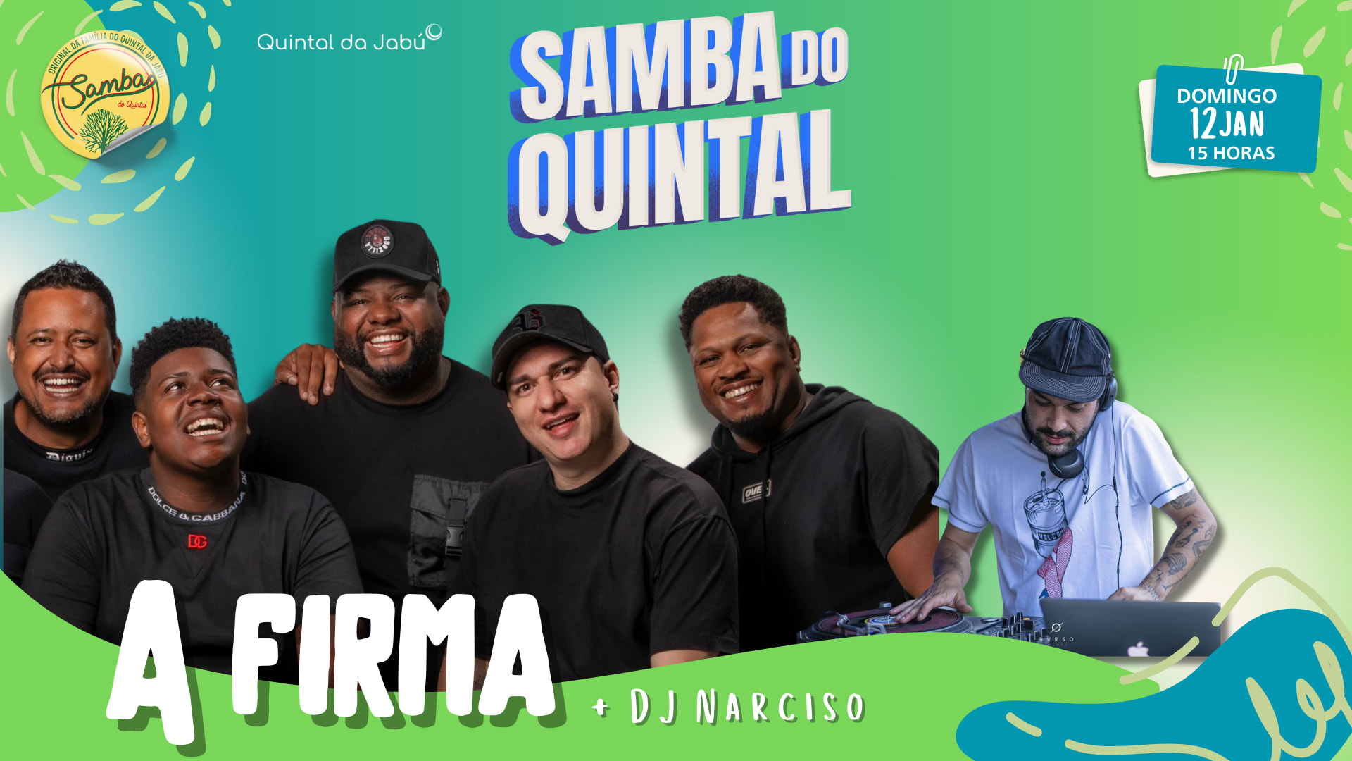 Samba Do Quintal - A Firma - Dj Narciso 12.01 15h Cover