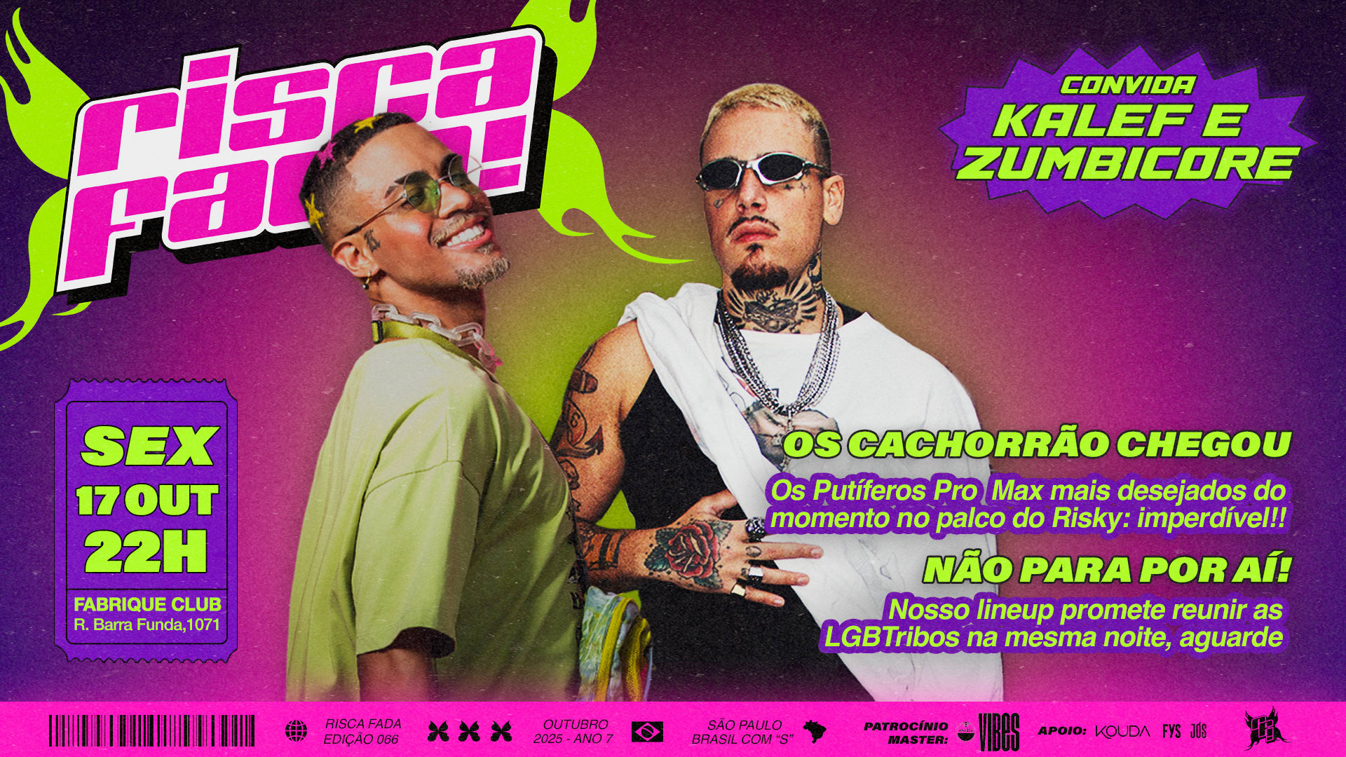 Baile Do Risca Fada Convida Kalef E Zumbicore Cover