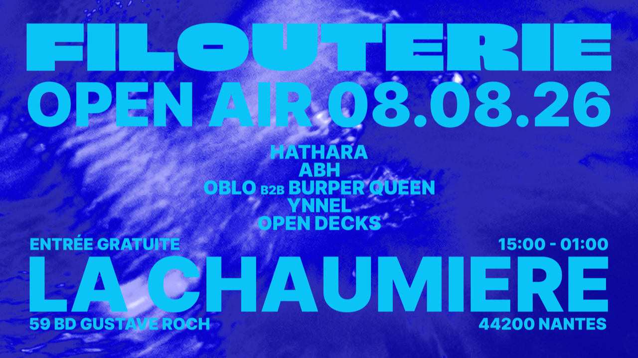 Filouterie Open Air : Hathara, Abh, Oblo & More... Cover