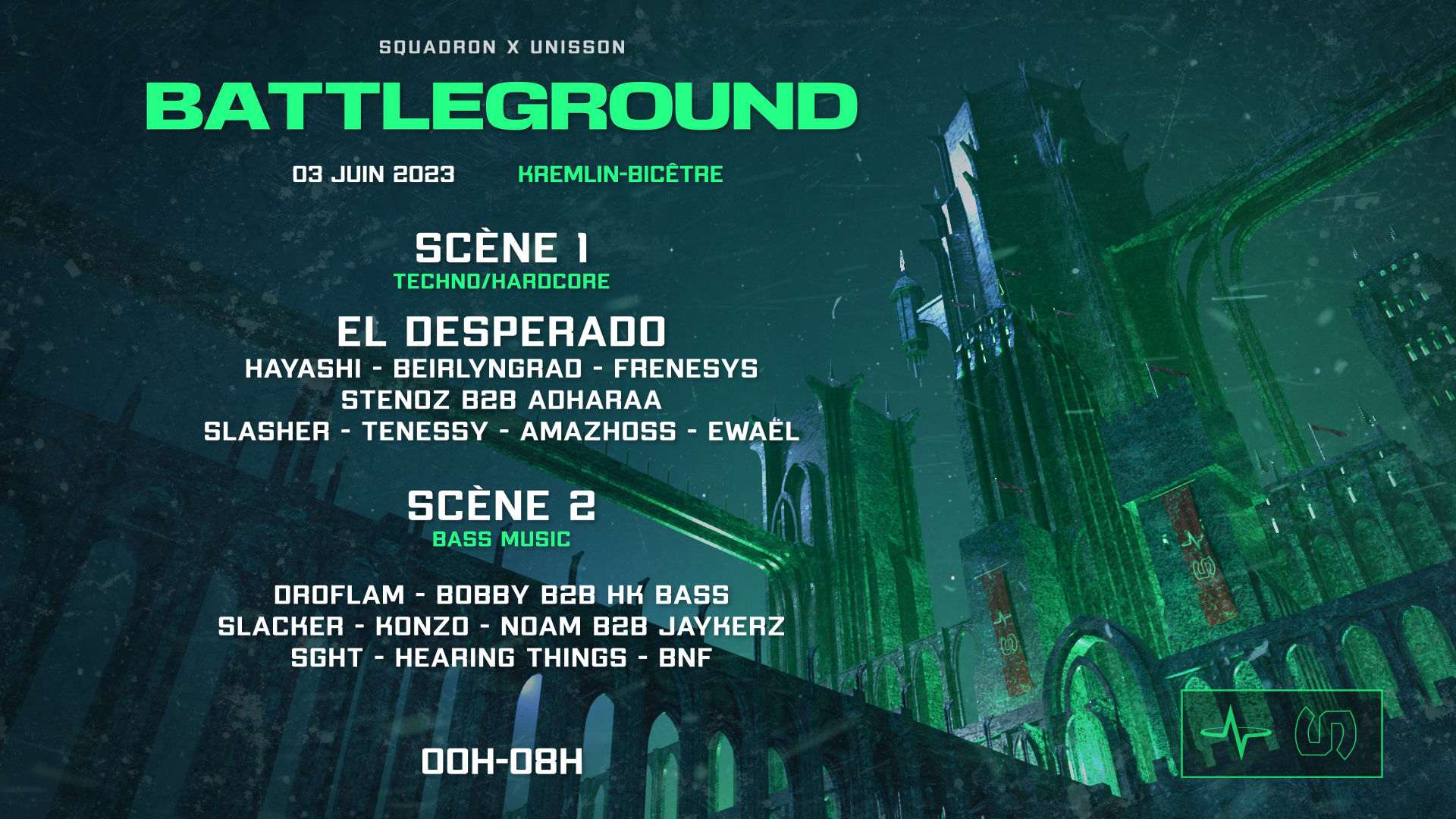 Battle Ground : Unisson X Squadron Cover
