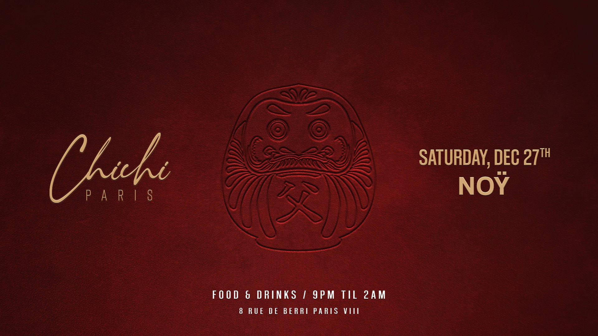 Public Chichi Paris - Saturday Night 27/12 Cover