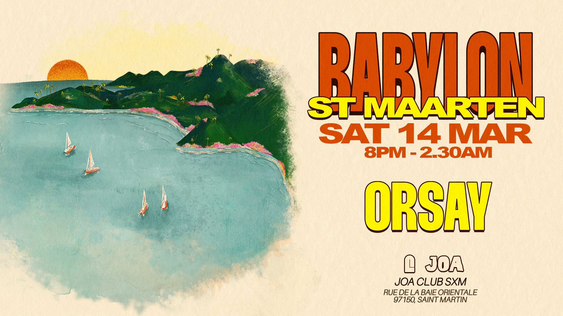 Babylon & Joa Invite Orsay Cover