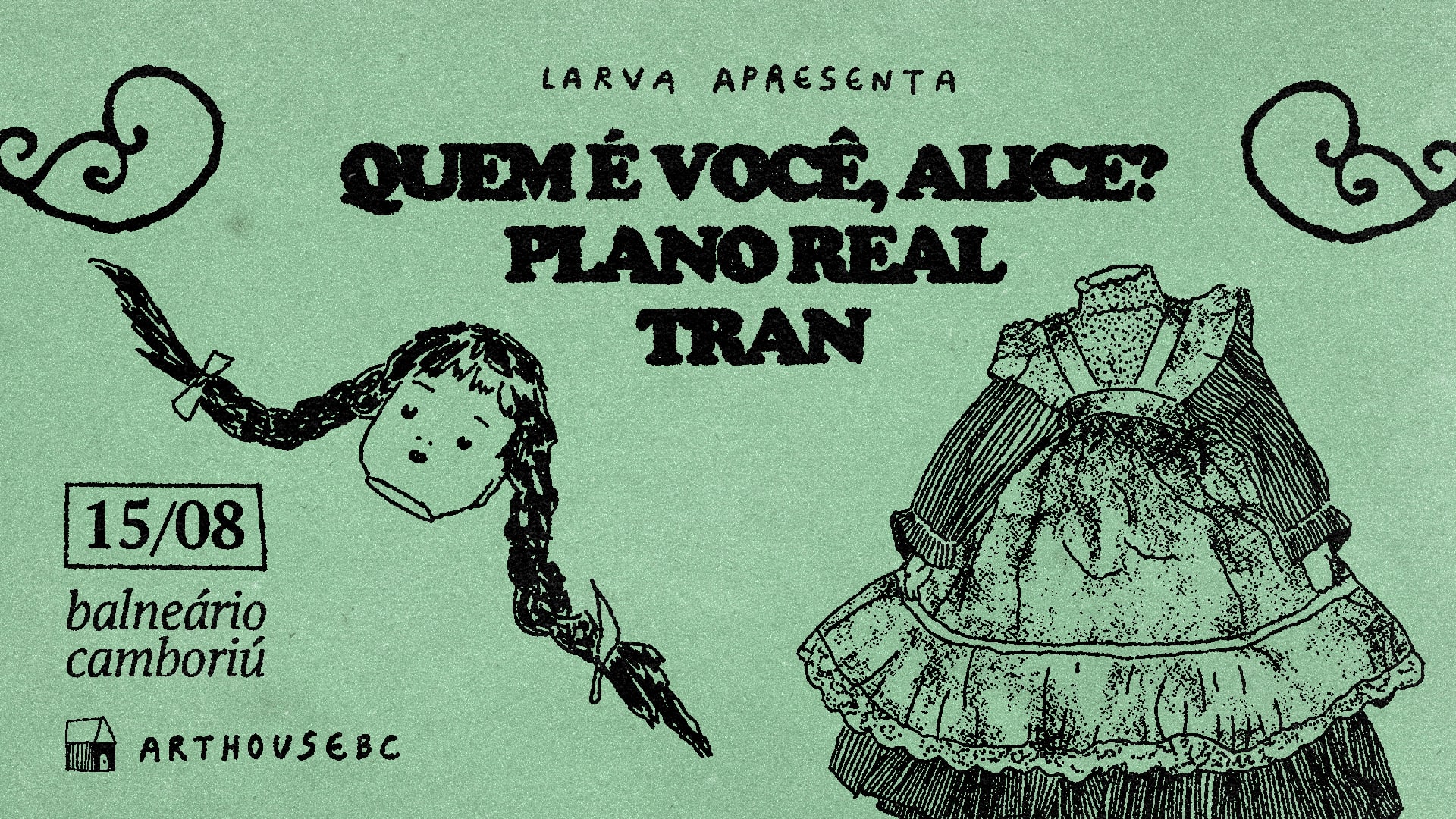 Larva Apresenta: Qeva, Tran E Planoreal Na Arthousebc Cover