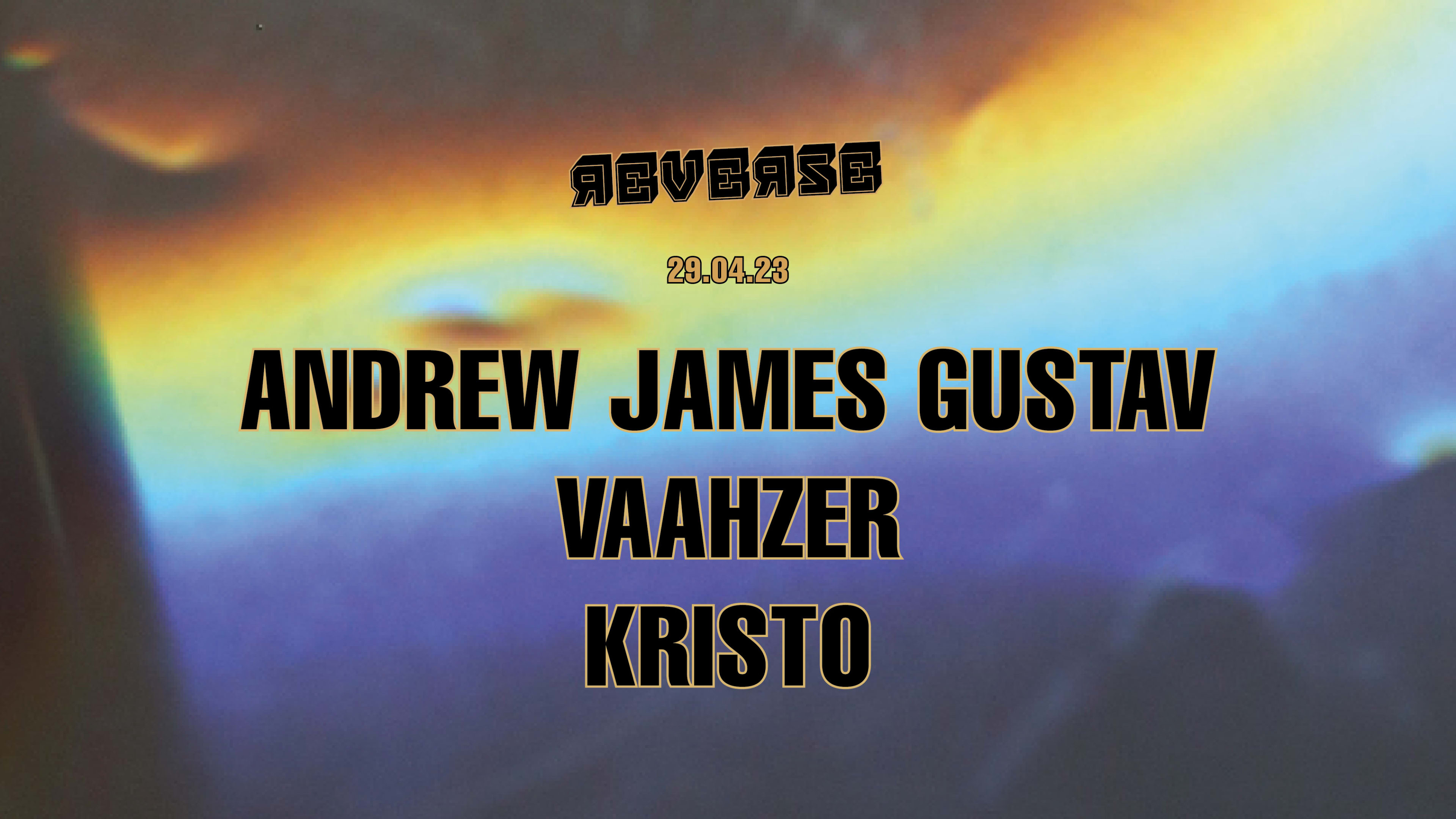 Reverse Night Edition : Andrew James Gustav, Vaahzer, Kristo Cover