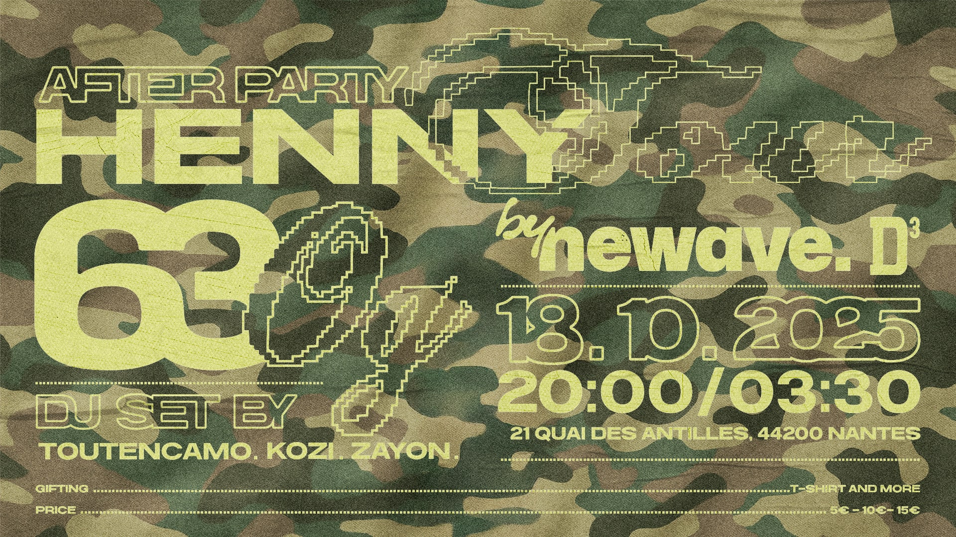 After Party Henny Tour - Nantes Cover