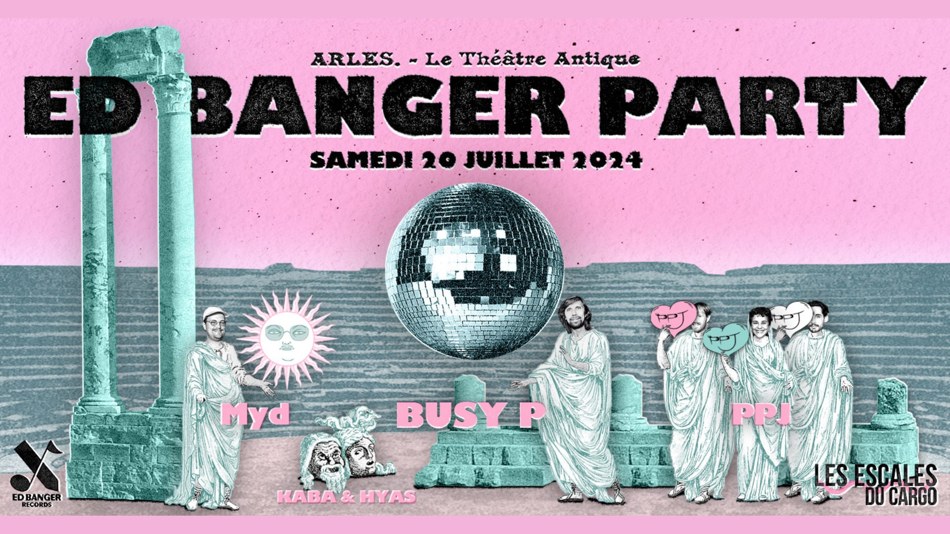 Festival Les Escales Du Cargo 2024 -         Ed Banger Party Cover