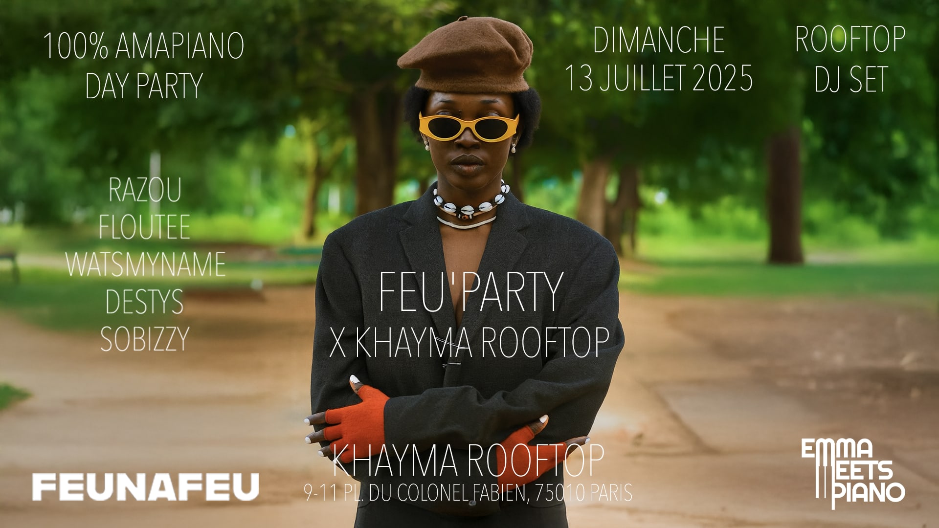 Feu'party Sunday Day Party 100% Amapiano Cover