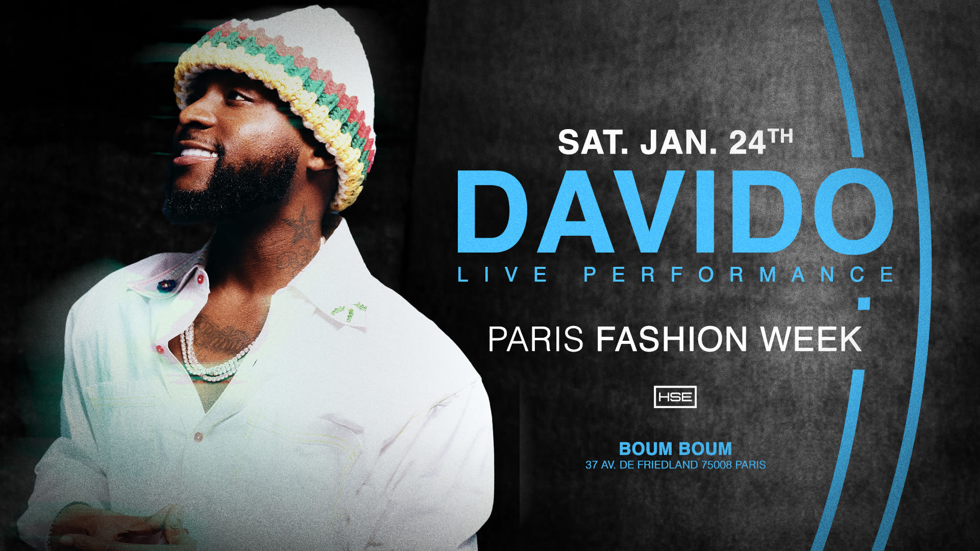 Samedi 24 Janvier - Davido Live Performance - Boum Boum Cover