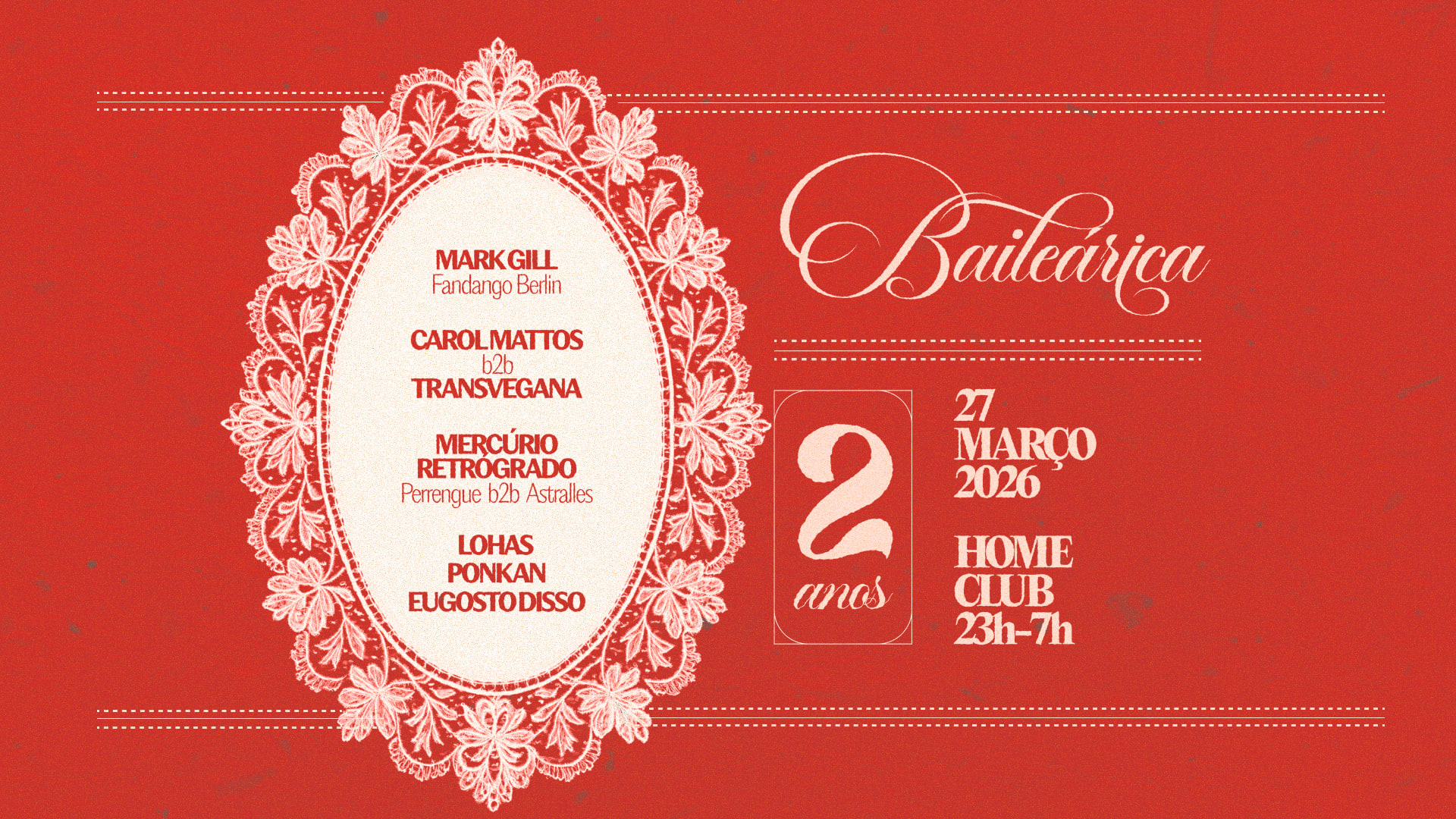 Baileárica 2 Anos Cover