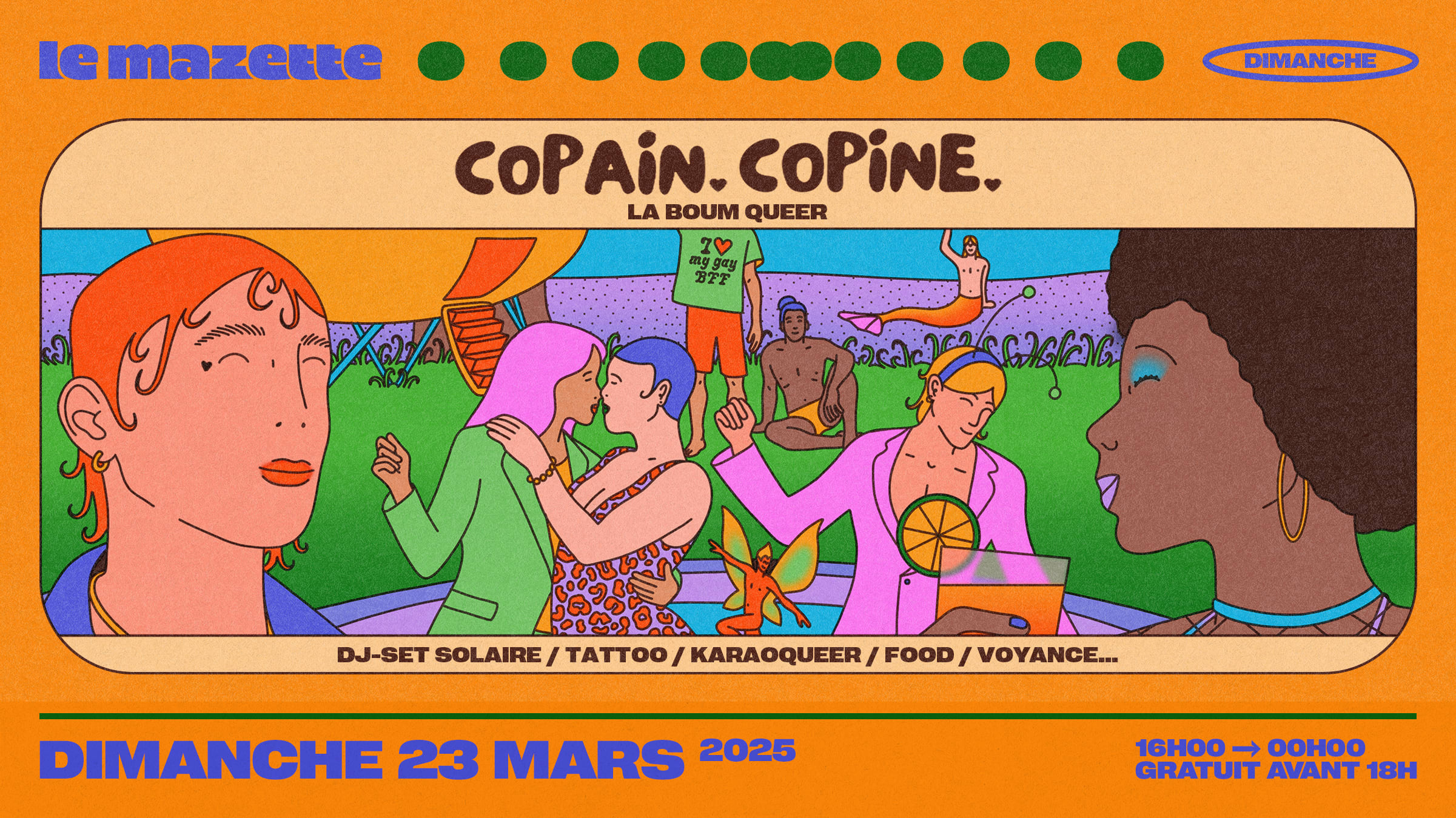 Copain-Copine Présente La Boum Queer Cover