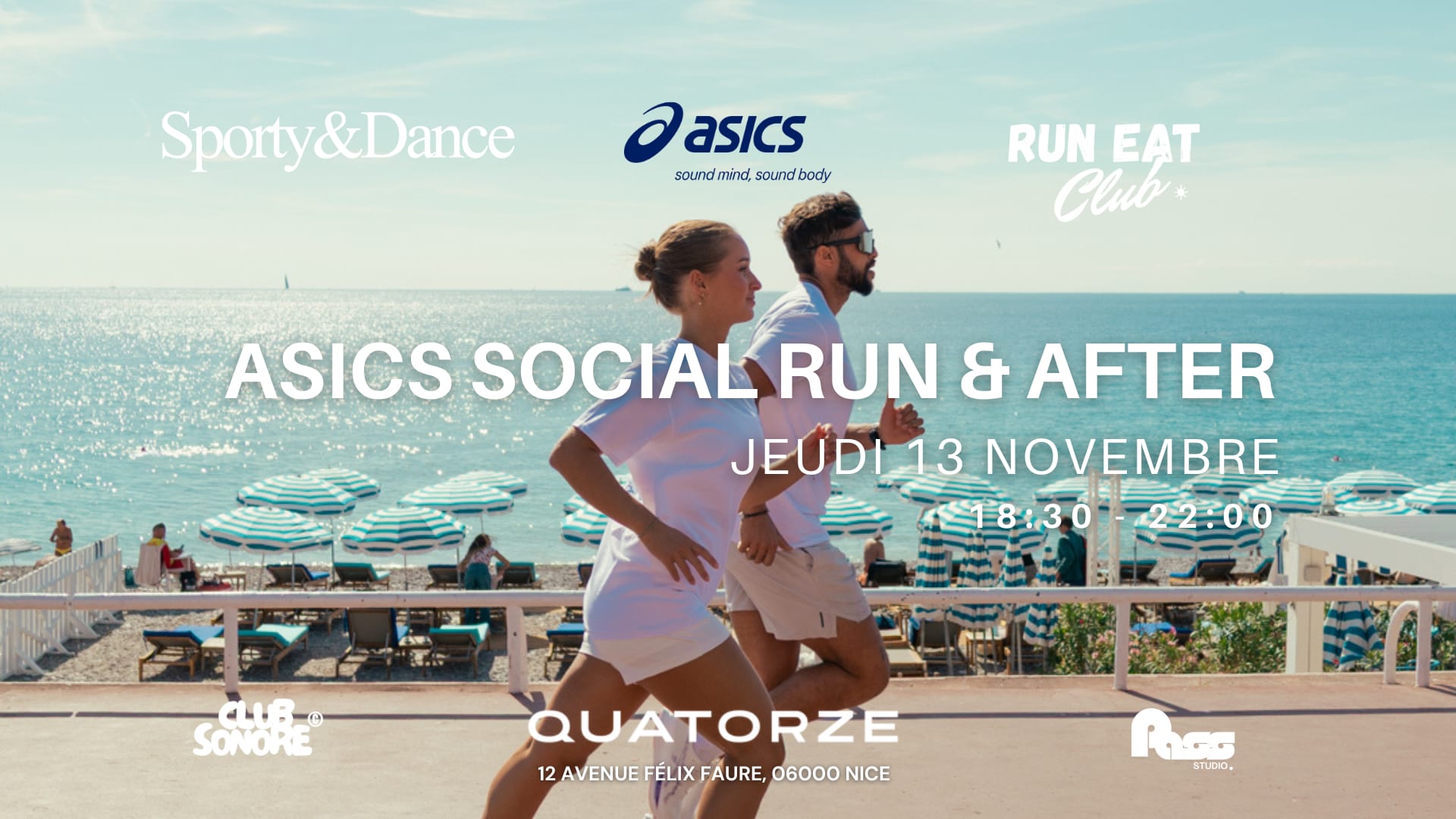 Sporty&Danse X Quatorze Running X Run Eat Club Cover