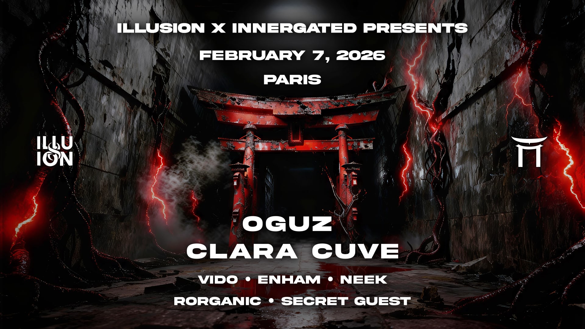Illusion X Innergated Presents: Oguz Clara Cuvé Enham & More Cover