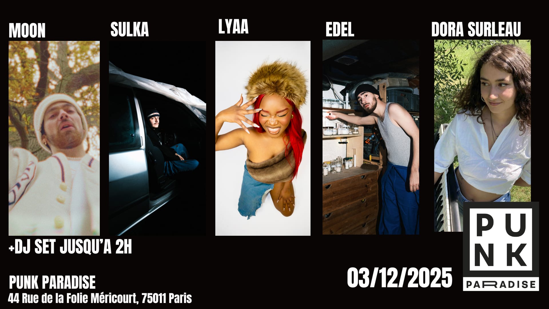 Moon + Dora Surleau + Sulka + Lyaa + Edel Cover