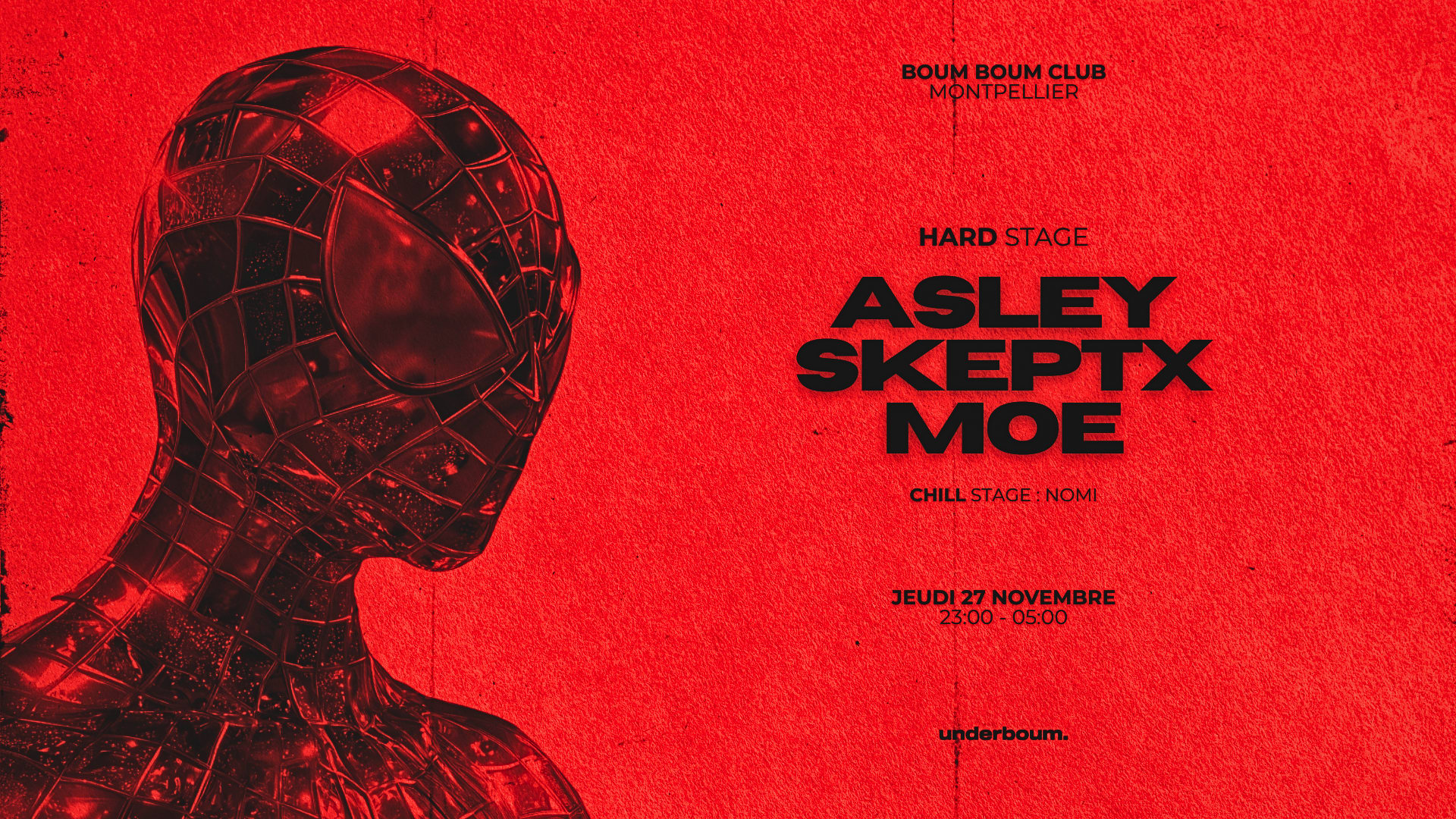 Underboum : Asley - Moe - Skeptx Cover