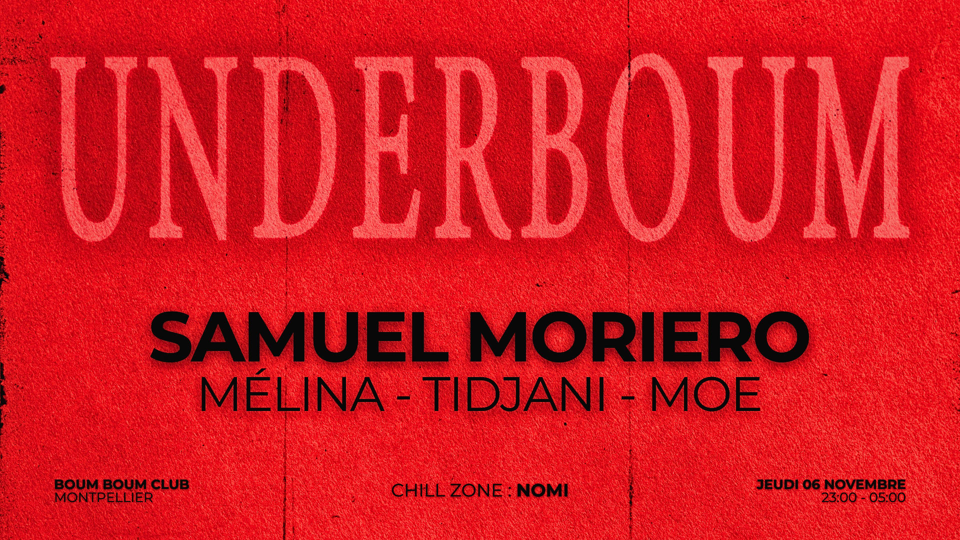 Underboum Invites Samuel Moriero Cover