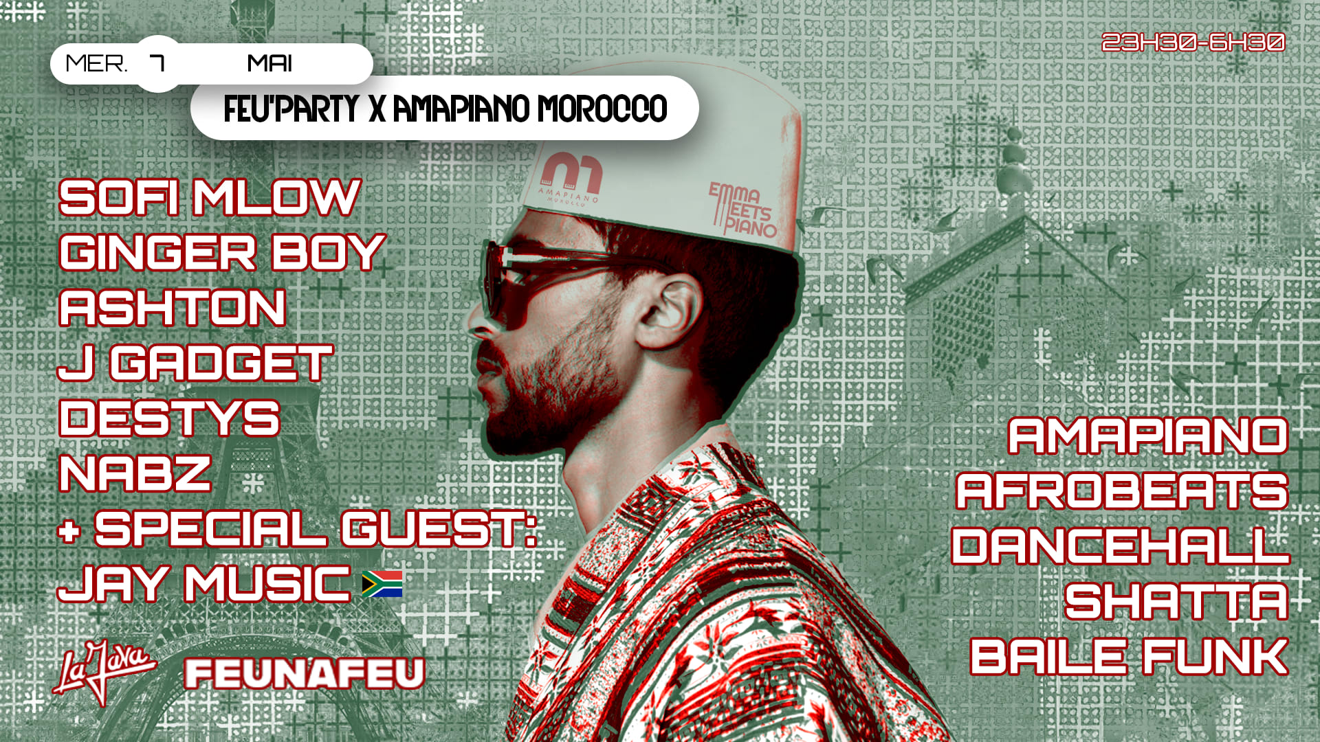 Feu'party X Amapiano Morocco Special Guest Jay Music Sa Cover