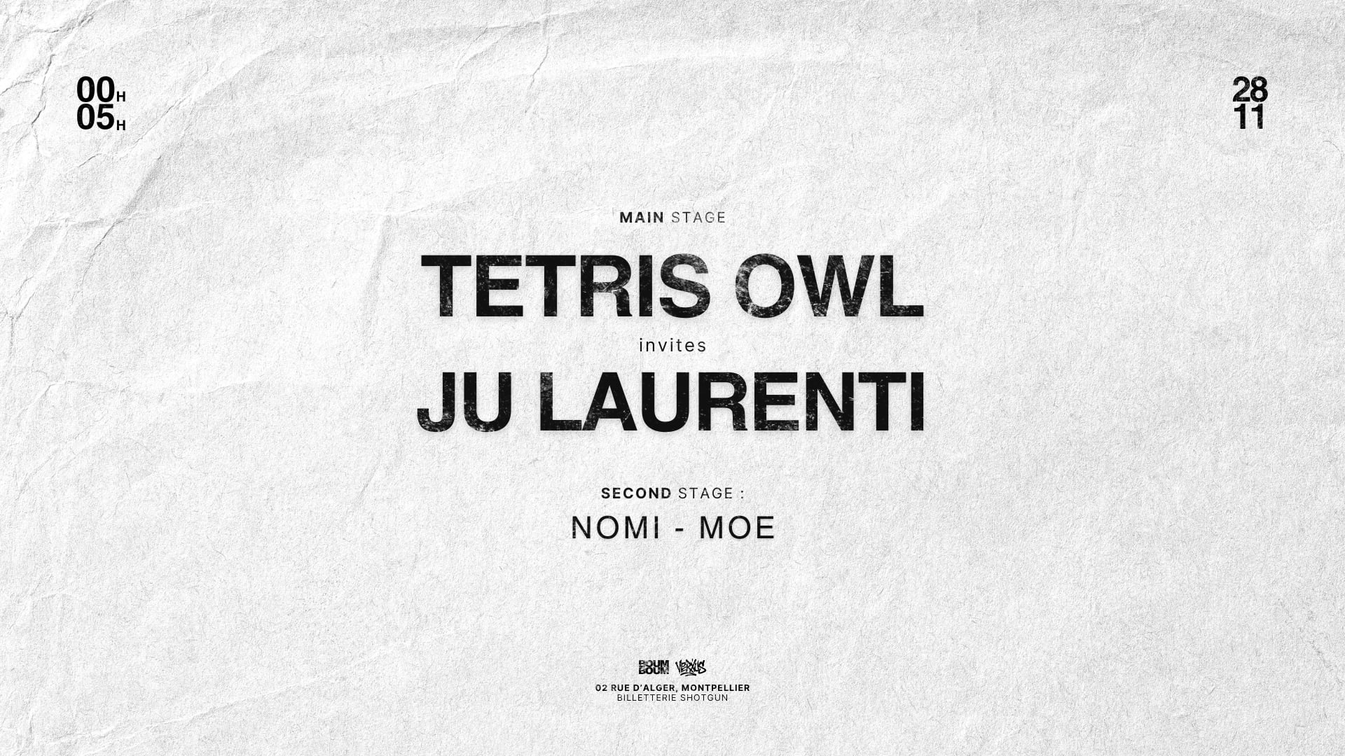 Verxus : Tetris Owl Invites Ju Laurenti Cover