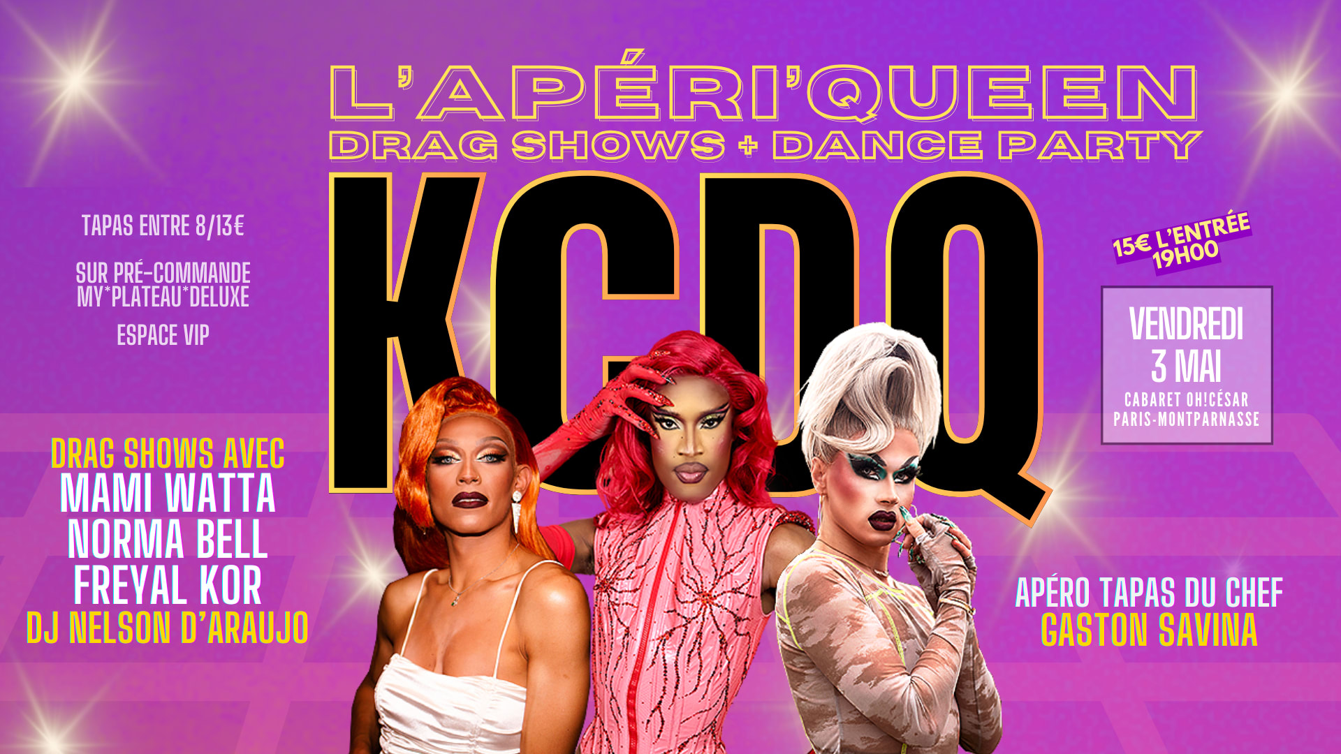 L'apéri'queen Kcdq [Norma Bell-Mami Watta-Freya Kor] Cover