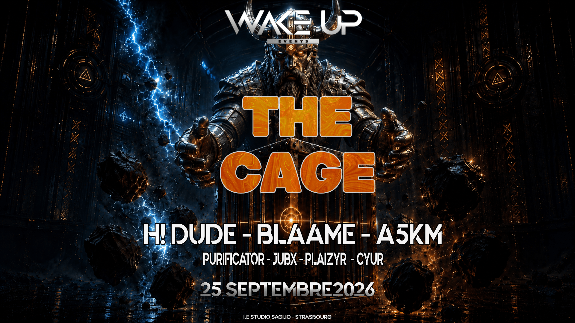 The Cage W: H! Dude, A5km, Baame +++ Cover