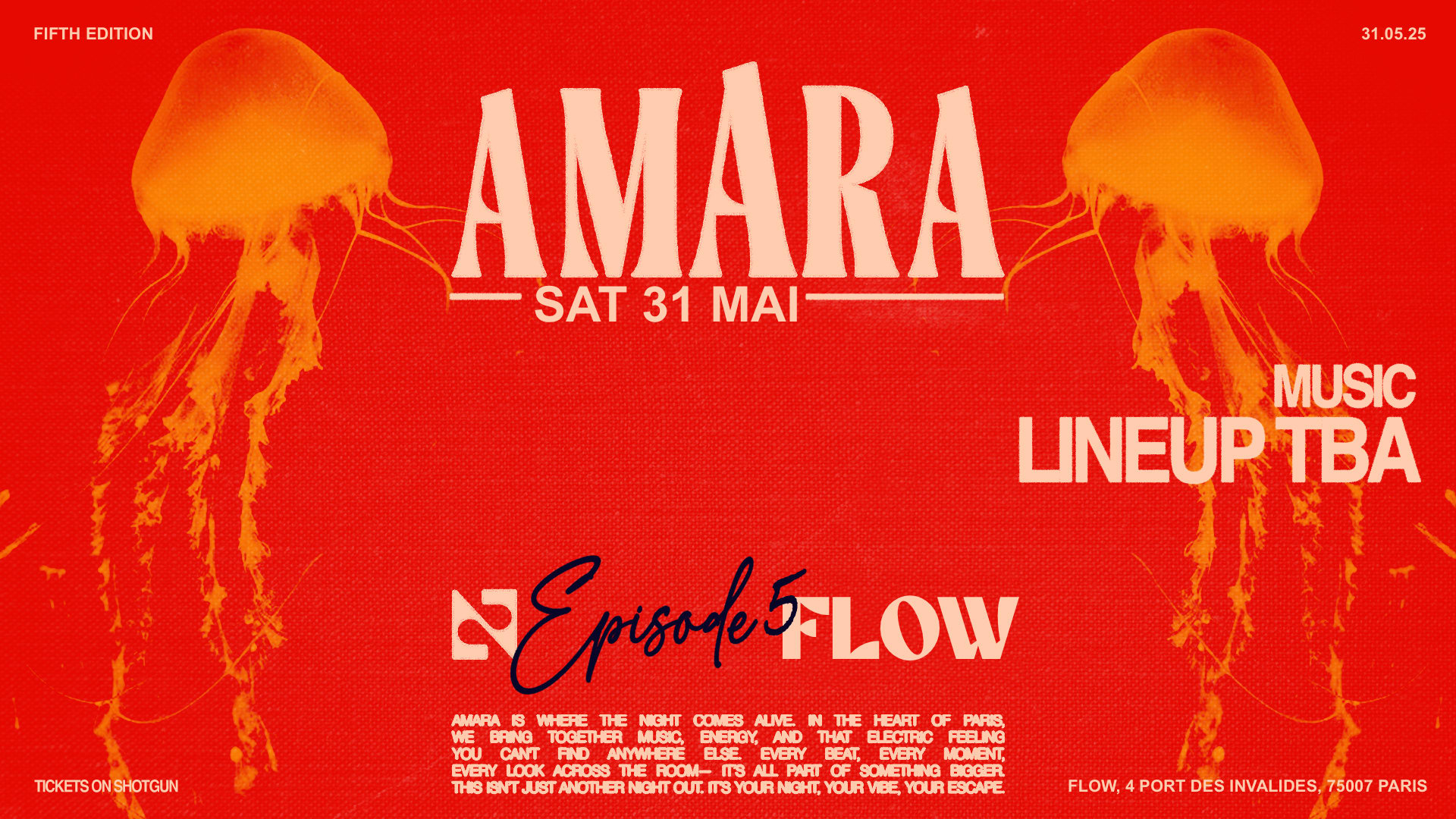 Amara 31 Mai | @Flow Cover