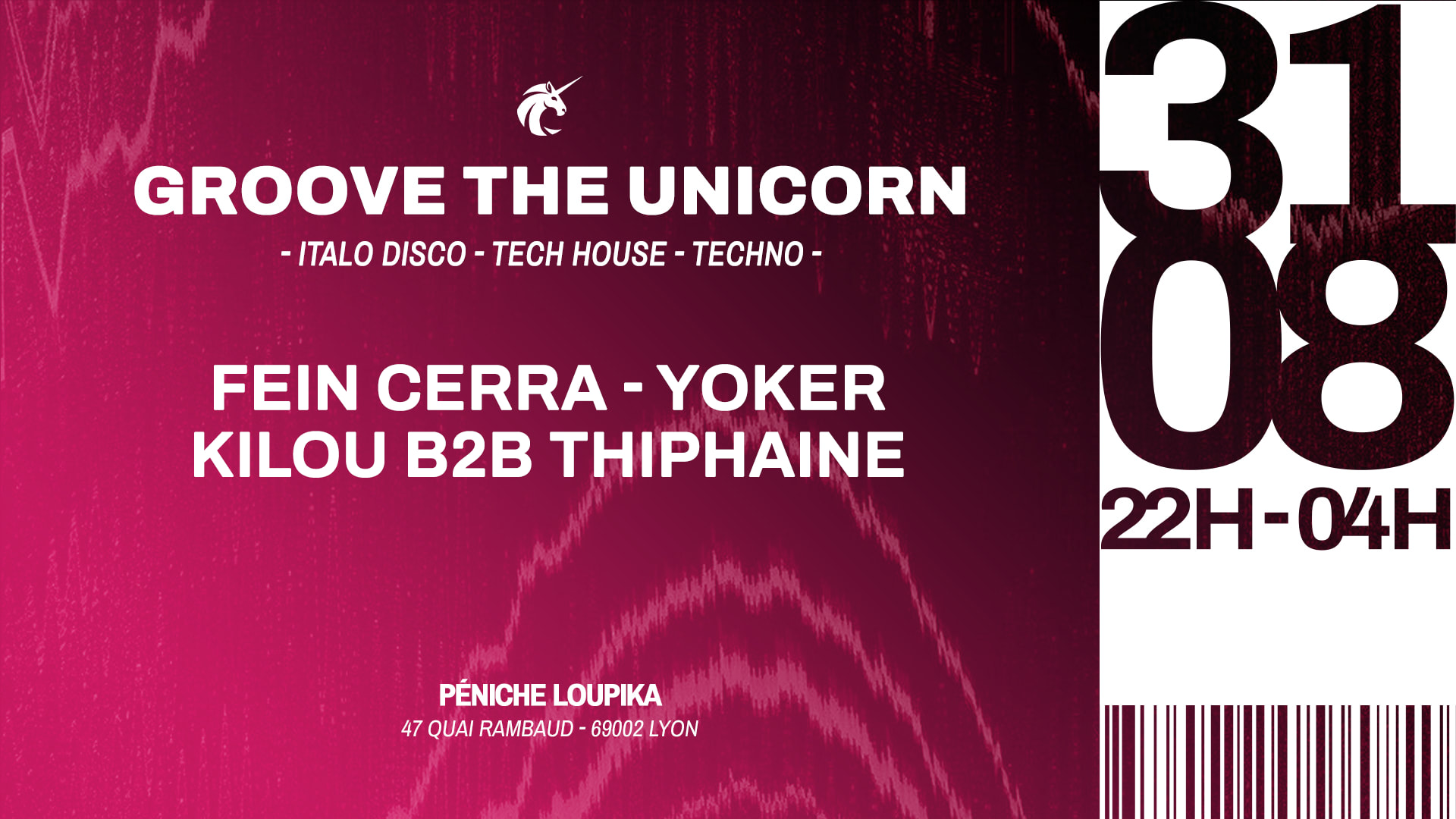 Groove The Unicorn #17 - Back 2 Loupika (Lyon) Cover