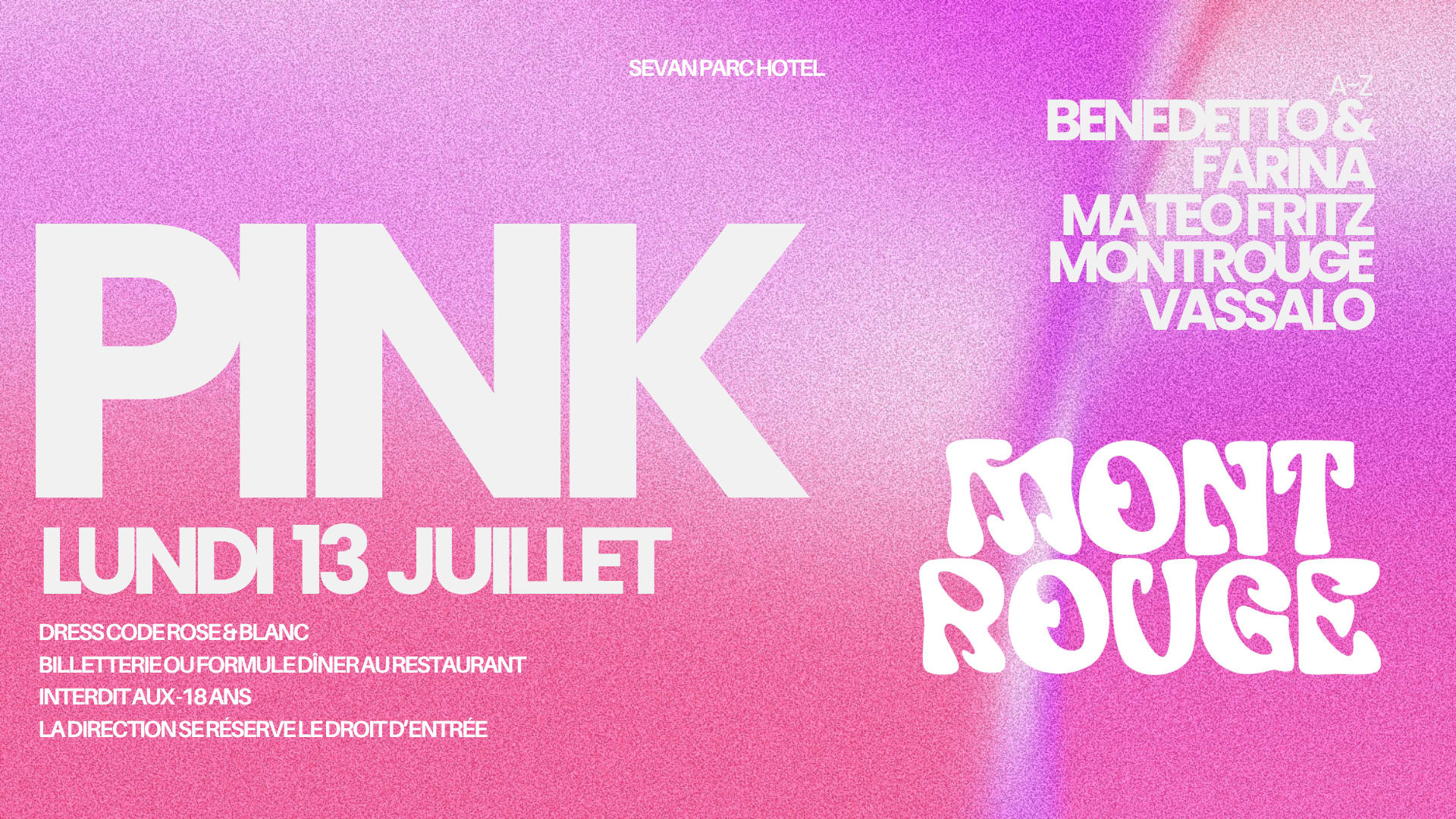 Pink : Montrouge, Benedetto & Farina, Vassalo & Mateo Fritz Cover