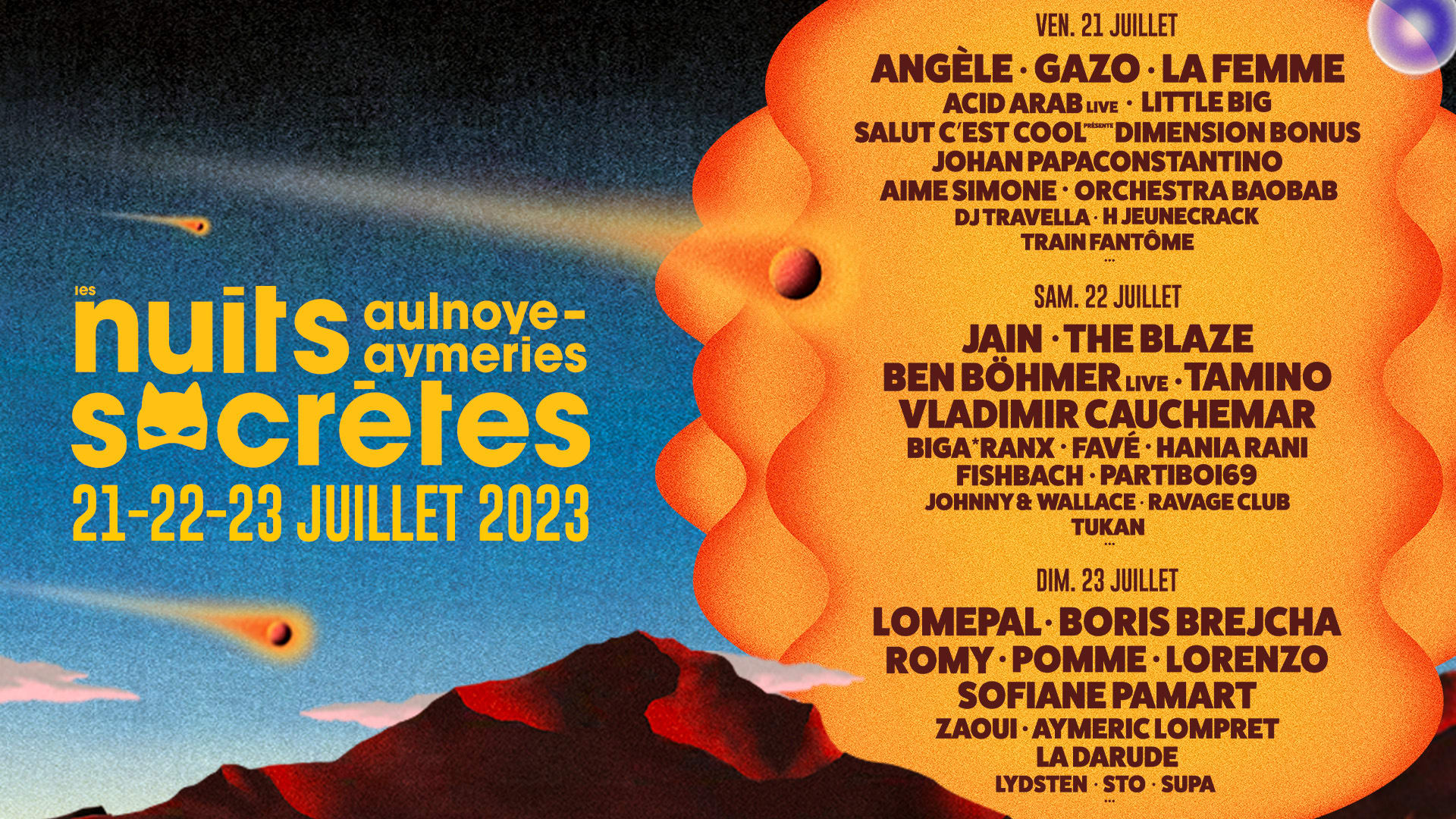 Festival Les Nuits Secrètes 2023 Cover