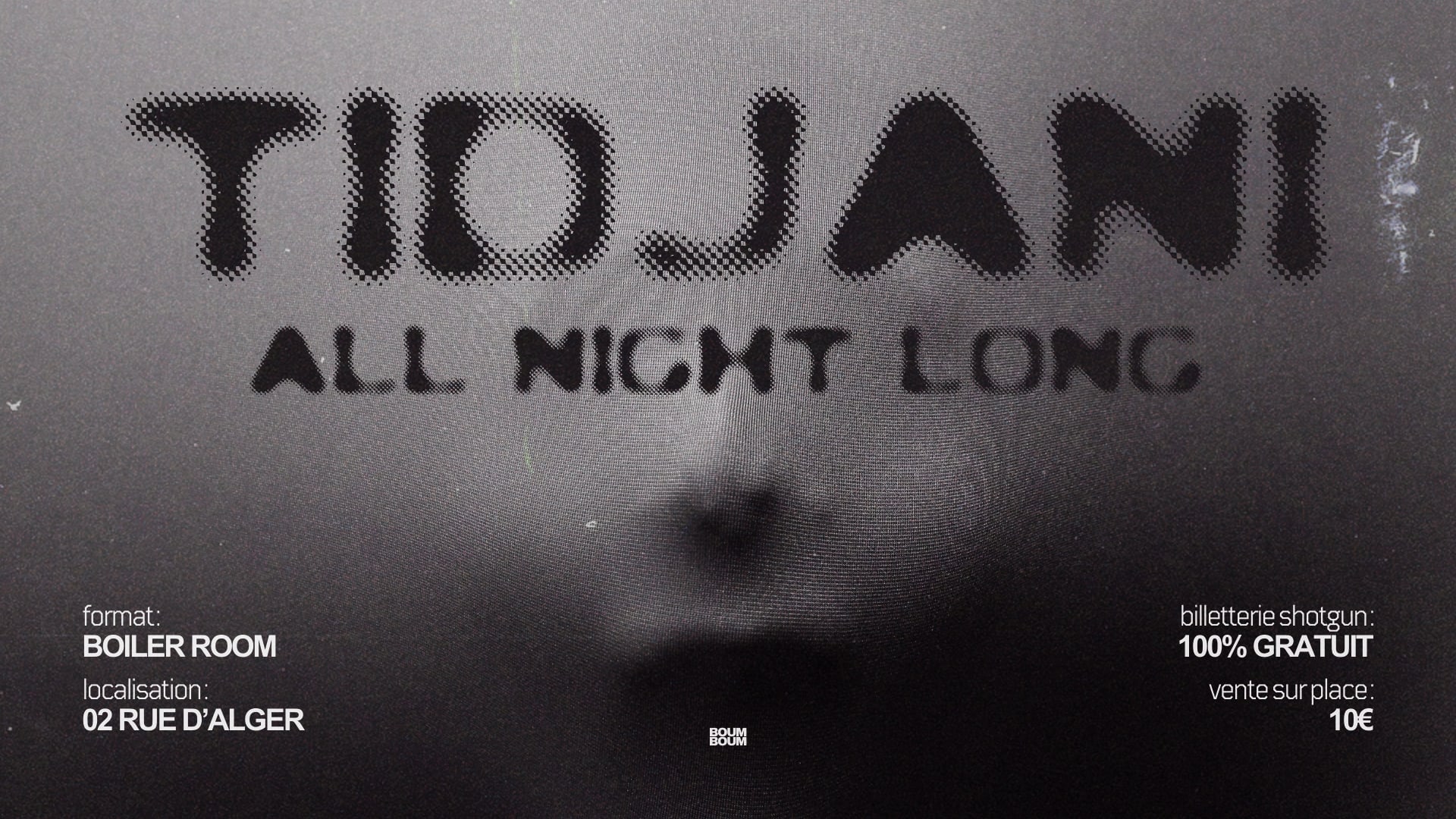 Boum Boum : Tidjani (All Night Long) Cover