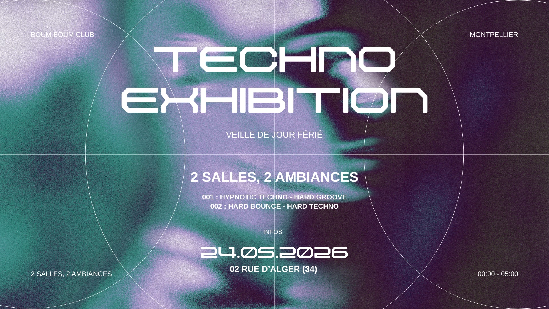 Boum Boum : Techno Exhibition Cover