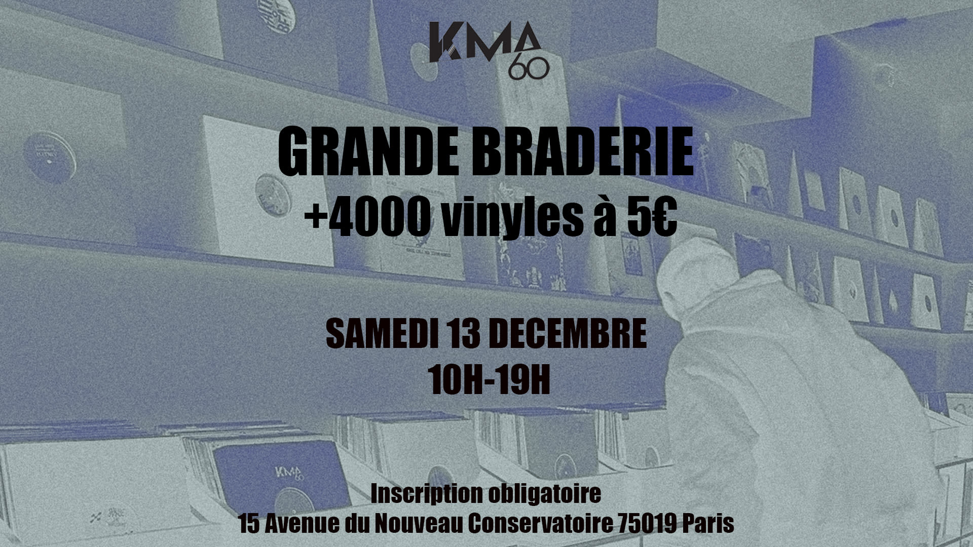 Kma60 - Grande Braderie +4k Vinyles À 5 Euros Cover