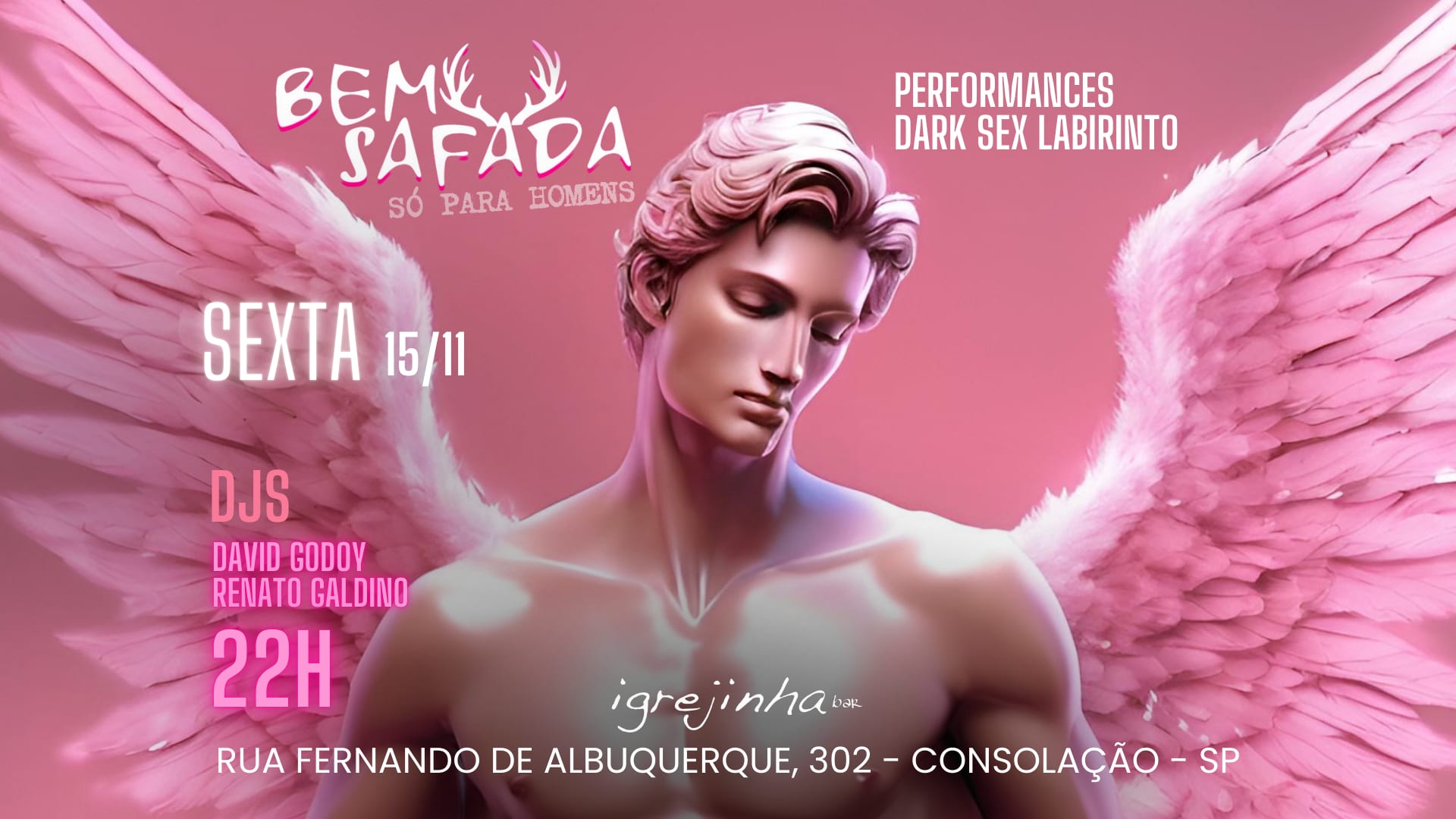 Bem Safada - Só Para Homens - Sexta 15/11 Cover