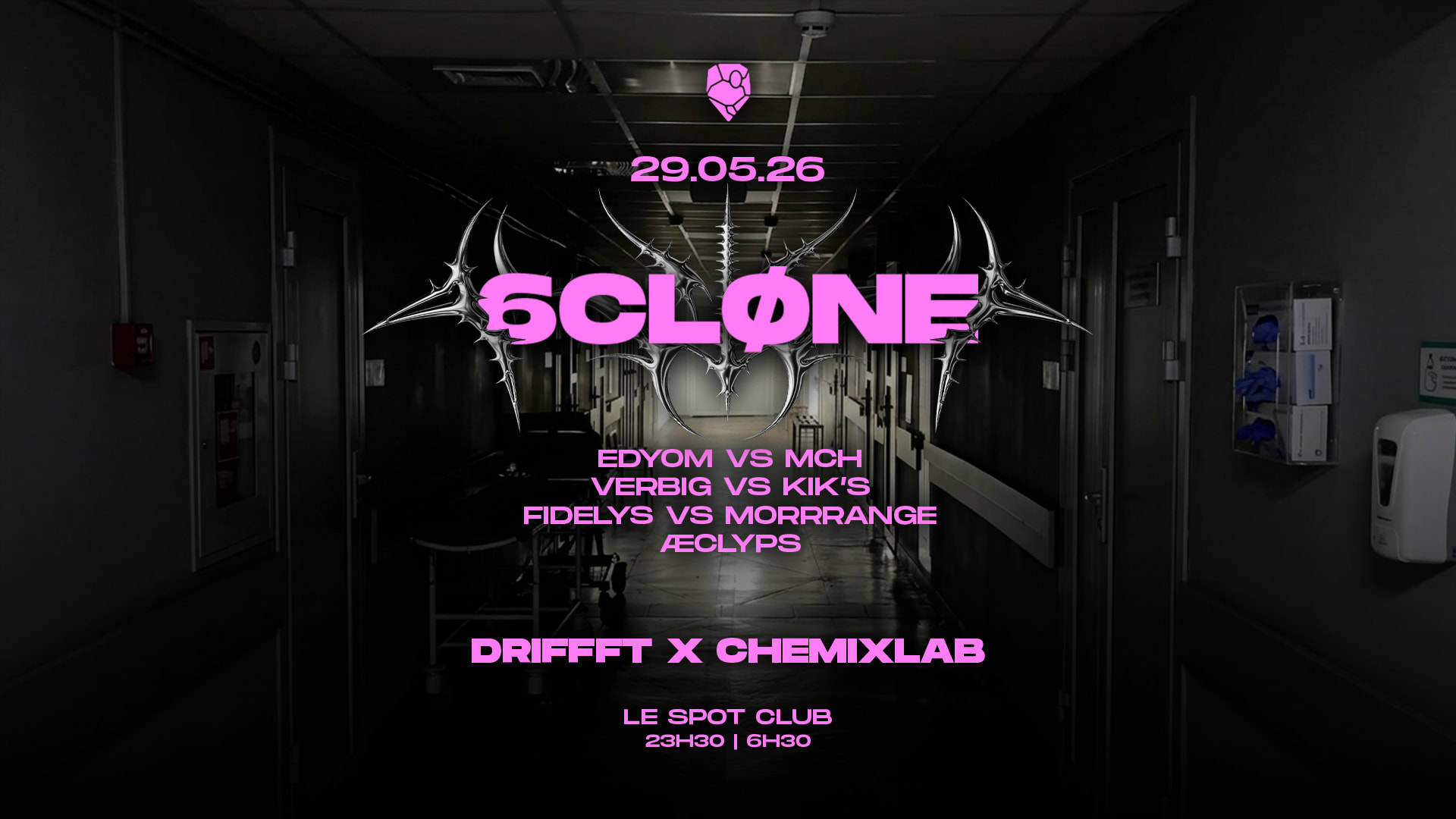 Driffft X Chemixlab Invite : 6cløne Cover