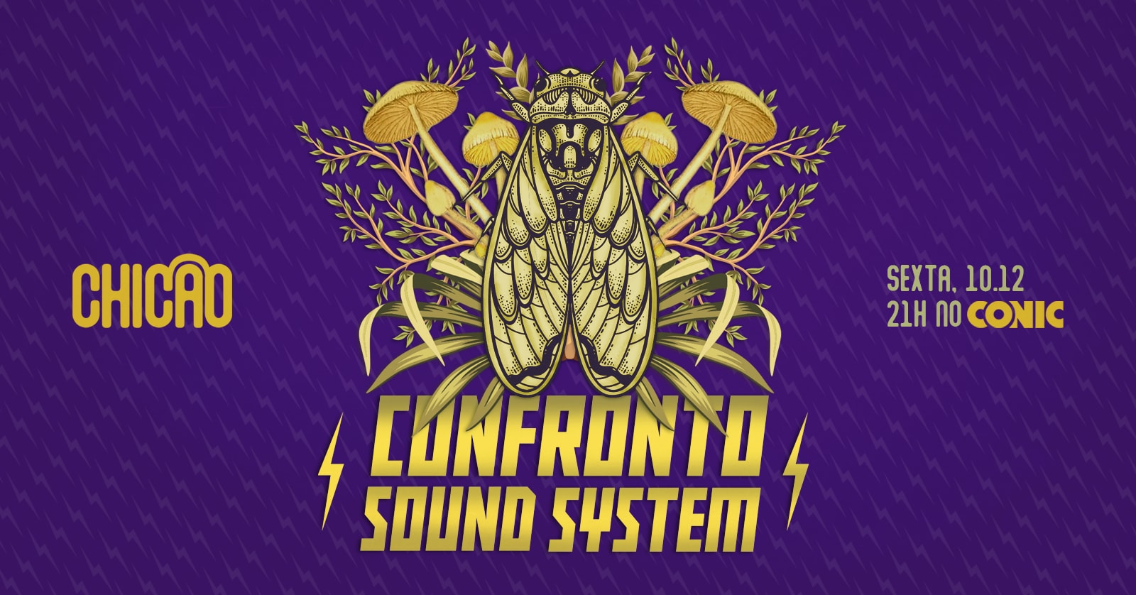 Chicão Convida Confronto Soundystem - 10/12  Cover
