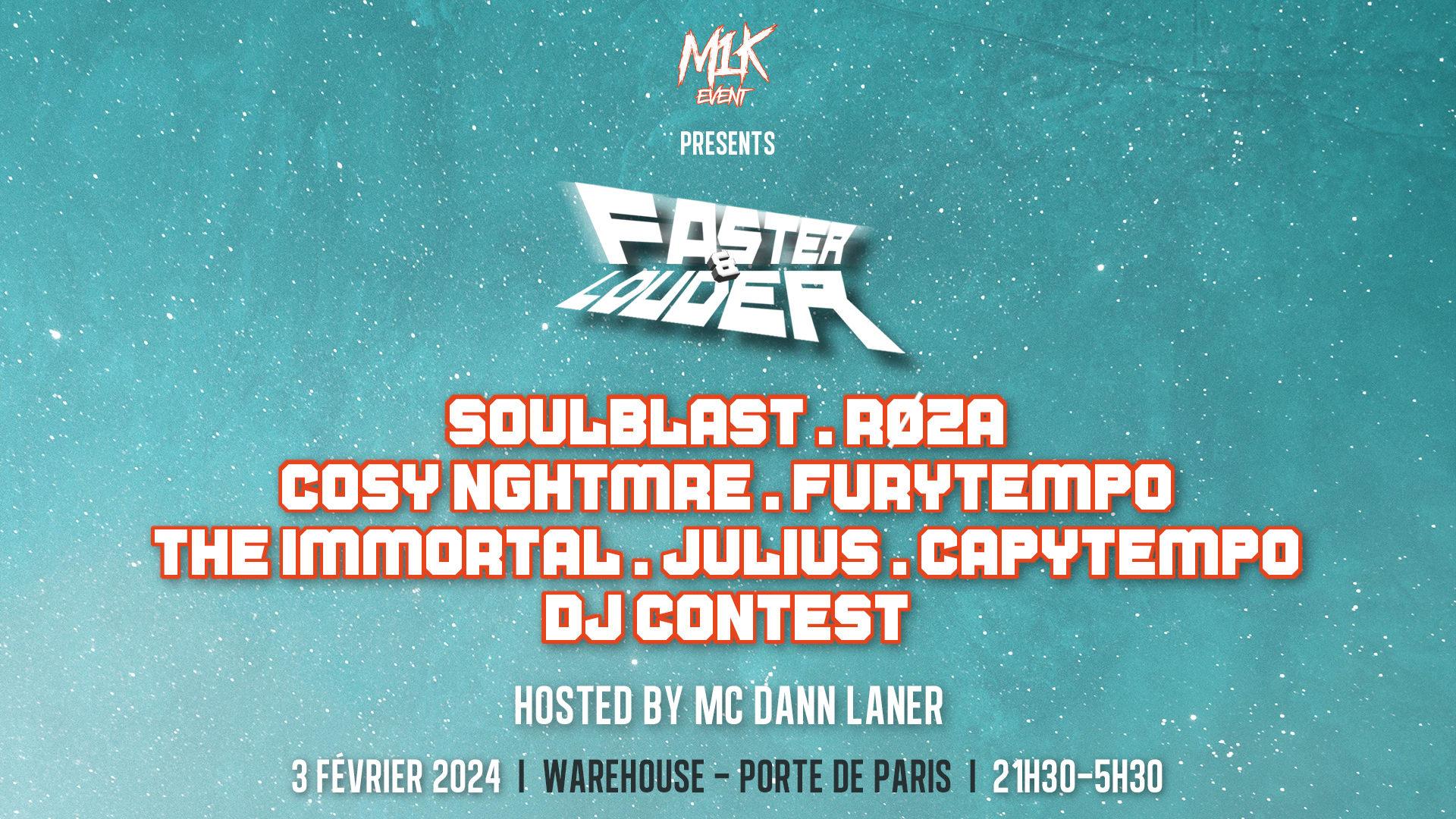 M1k Presents : Faster & Louder Cover