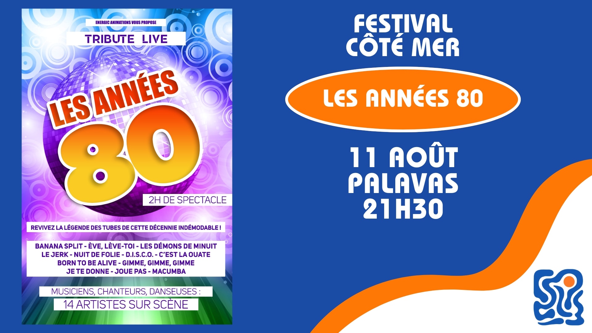 Festival Cote Mer - Les Annees 80 - Palavas Cover