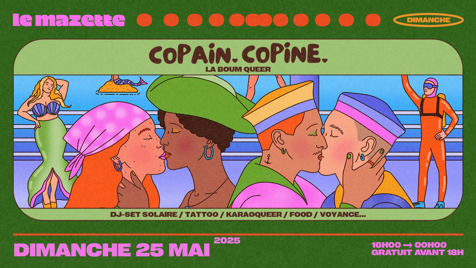 Copain-Copine Présente La Boum Queer — 25.05.25 Cover