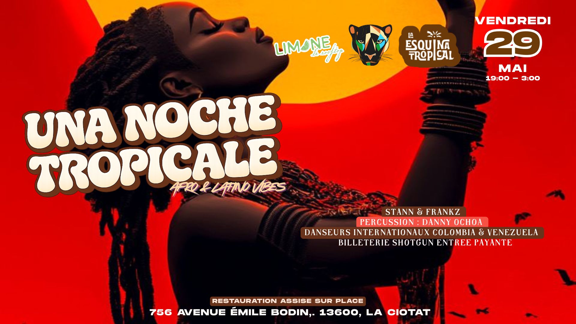 Una Noche Tropicale | Afro & Latino Vibes Cover