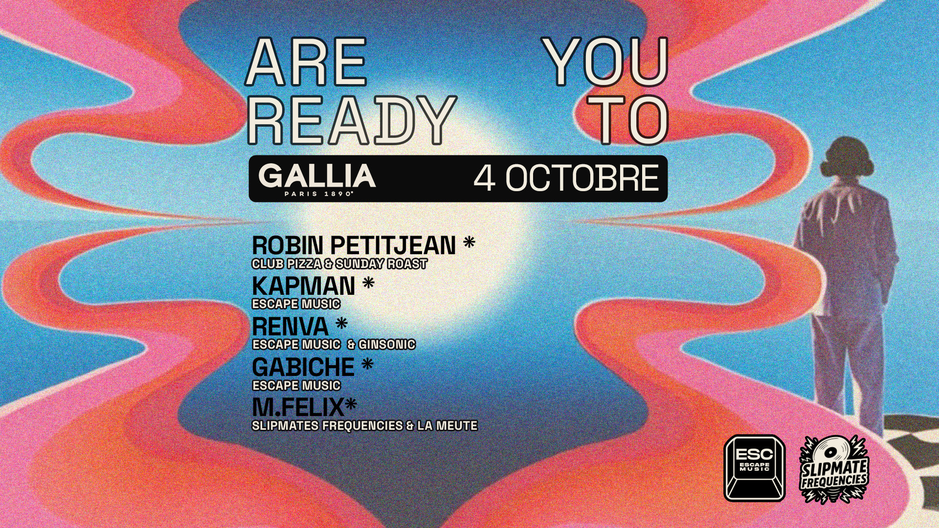 Escape & Slipmate Invitent Robin Petitjean Au Gallia Cover